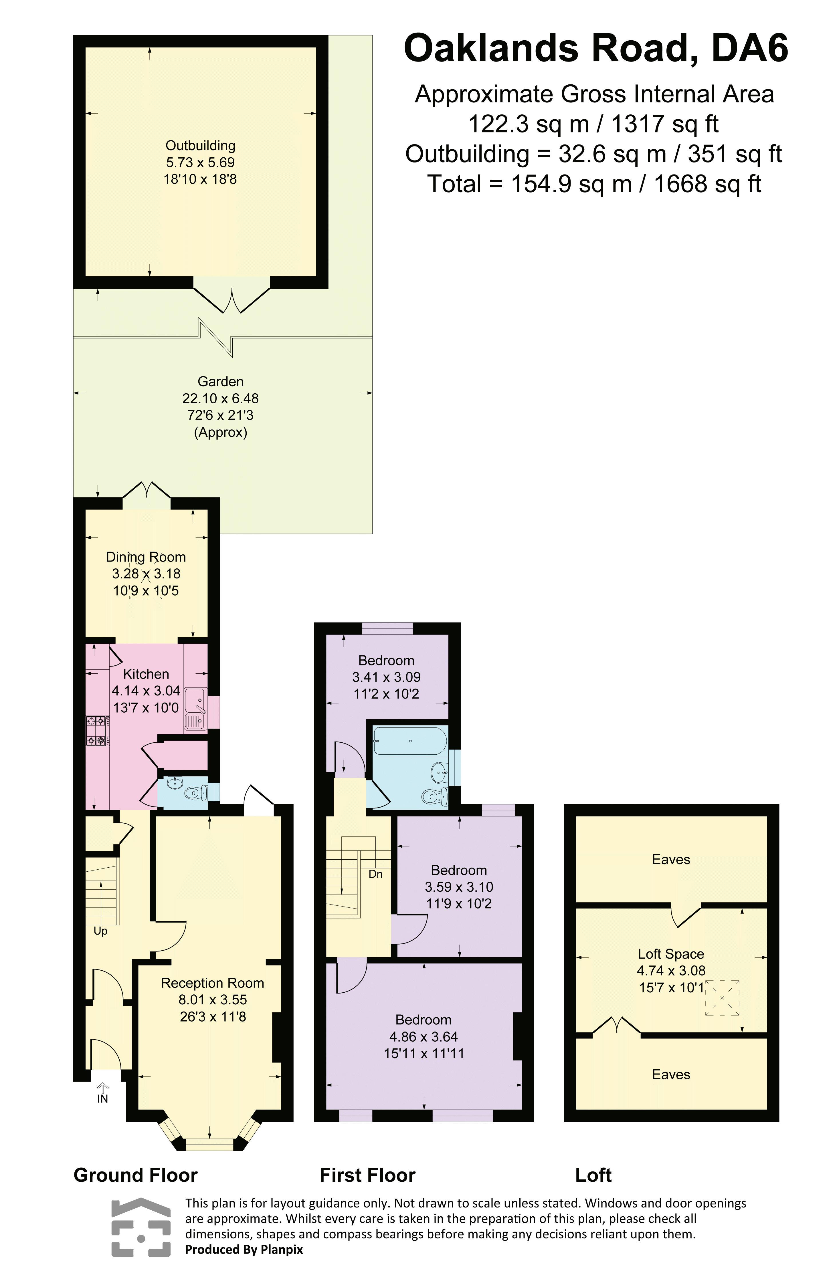 38, Oaklands Road, Bexleyheath floorplan