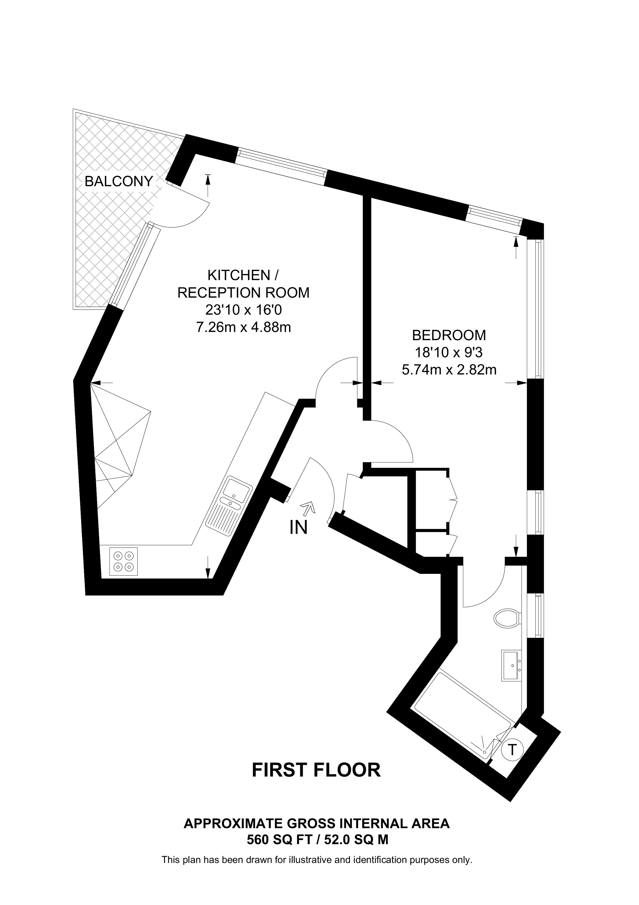 Vicarage Road, Hampton Wick floorplan