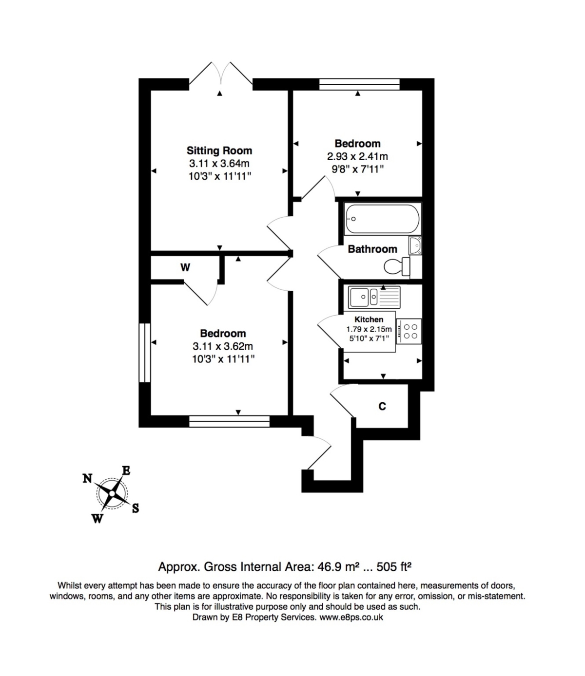 295a, Abingdon Road, Oxford floorplan
