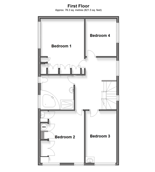 East Street Rusper, Horsham floorplan