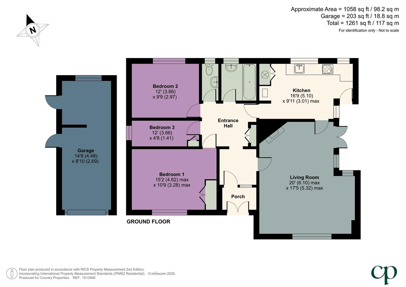 26, Ampthill Road, Flitwick floorplan