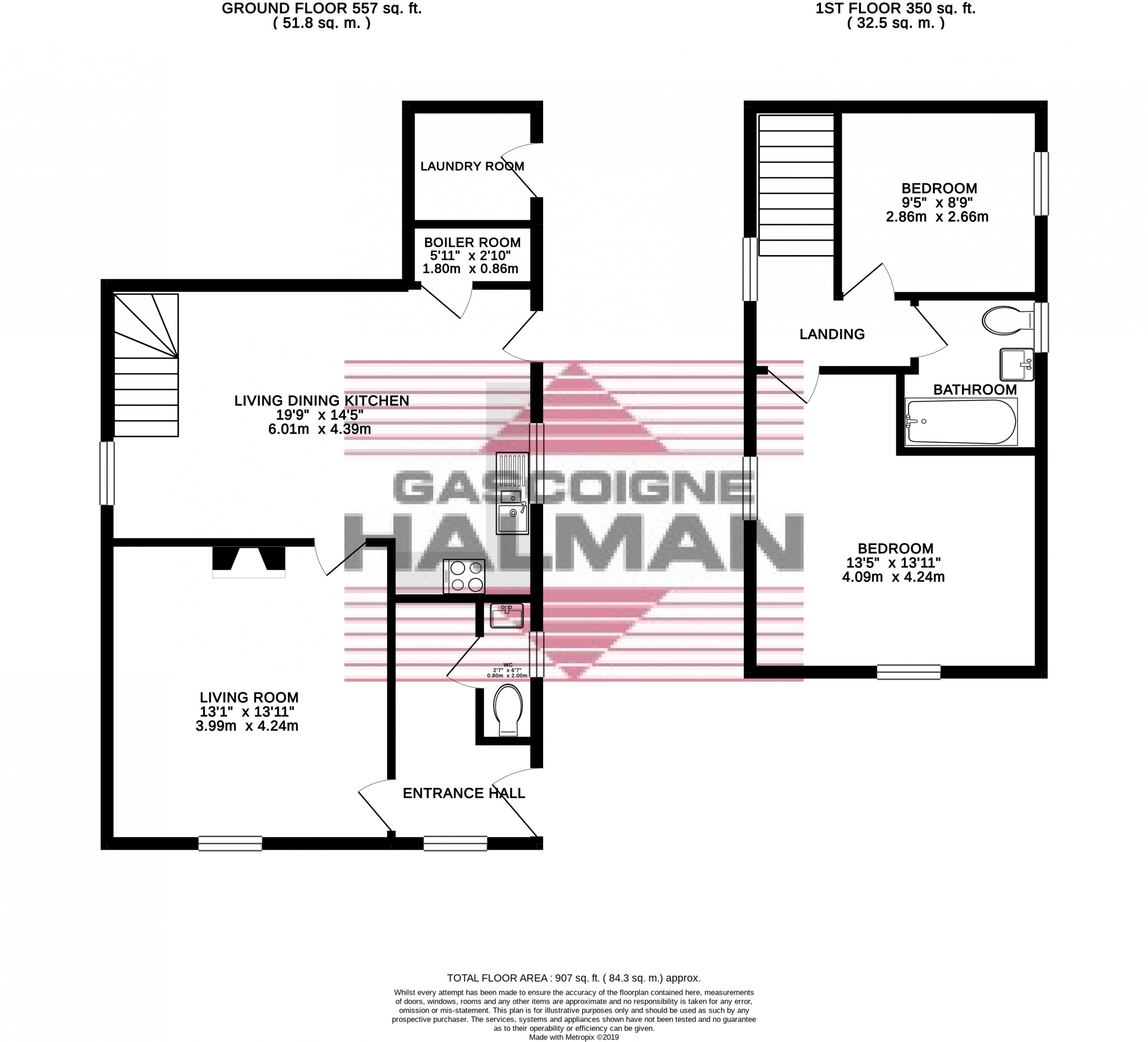 Davenport Lane, Brereton, Sandbach CW11, 2 bedroom semidetached house