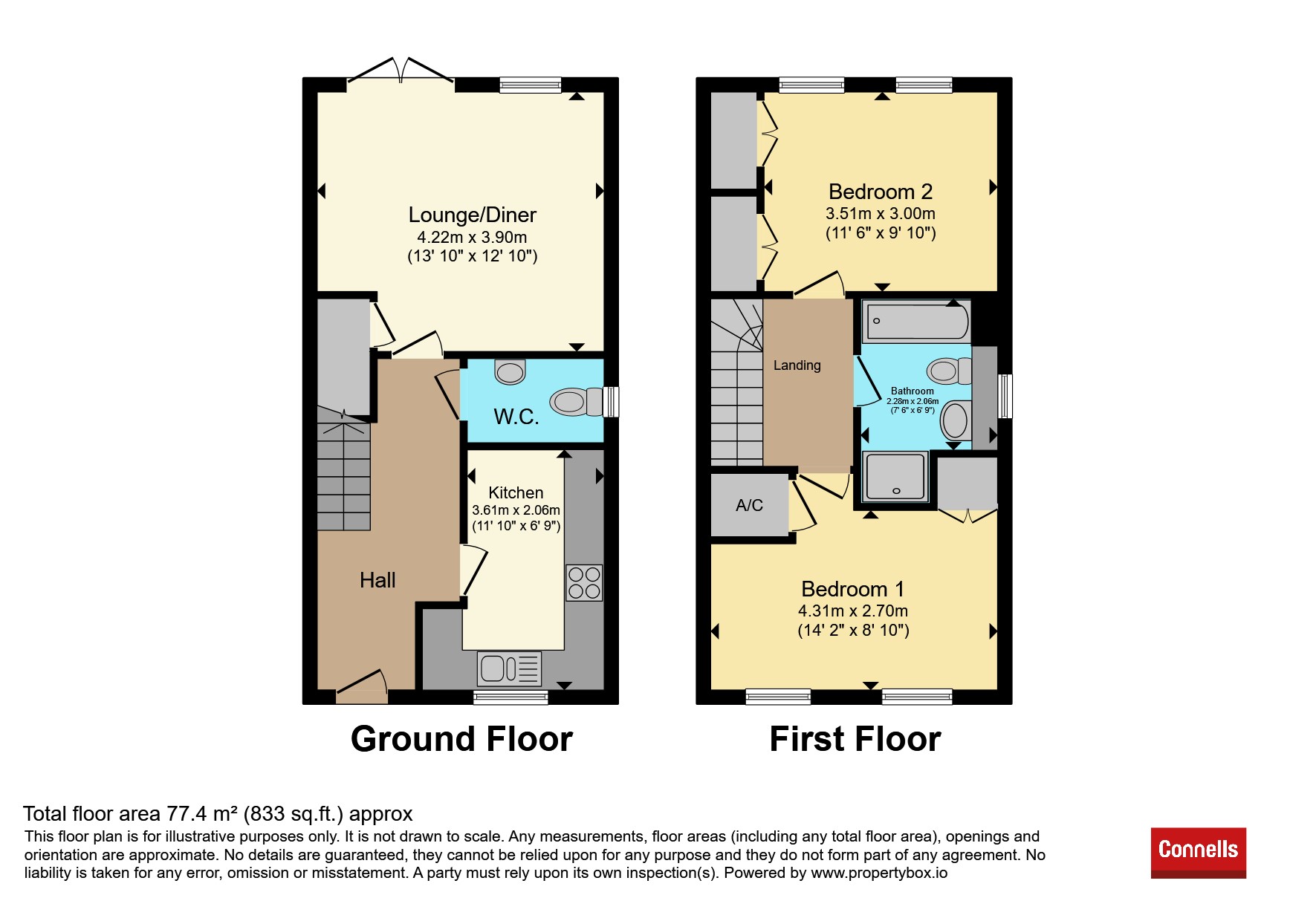 20, Campion Close, ASHFORD floorplan