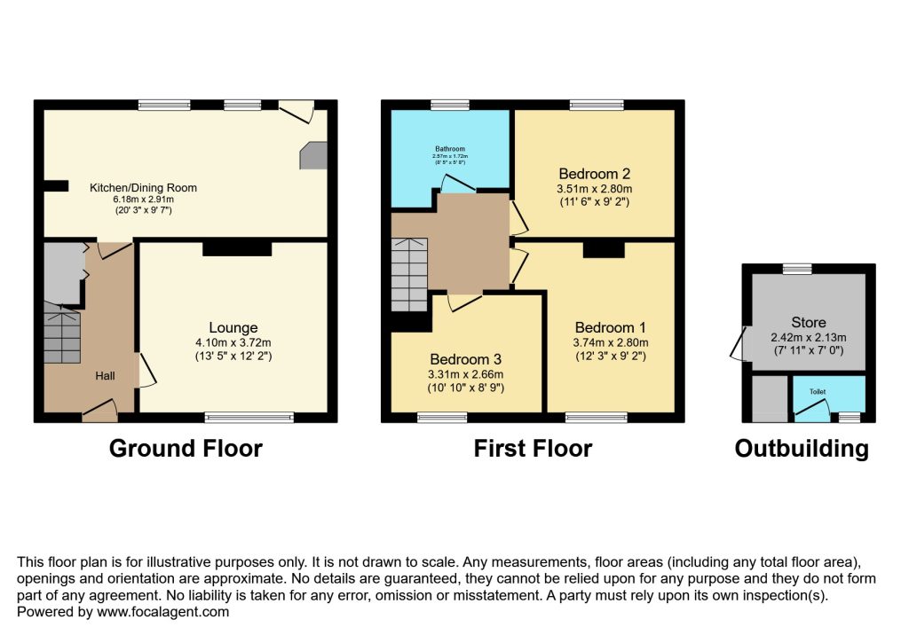 51, Hilton Road, Stoke-on-Trent floorplan