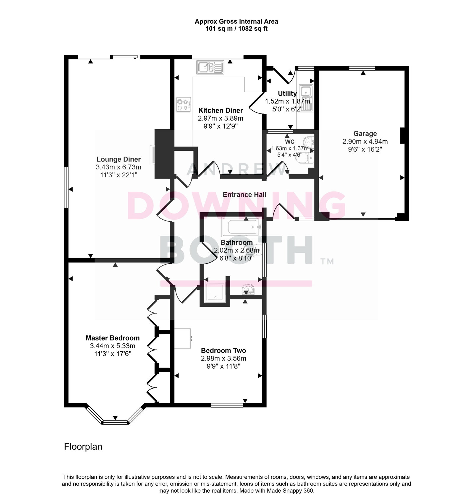 4, Elmstone Close, Stafford floorplan