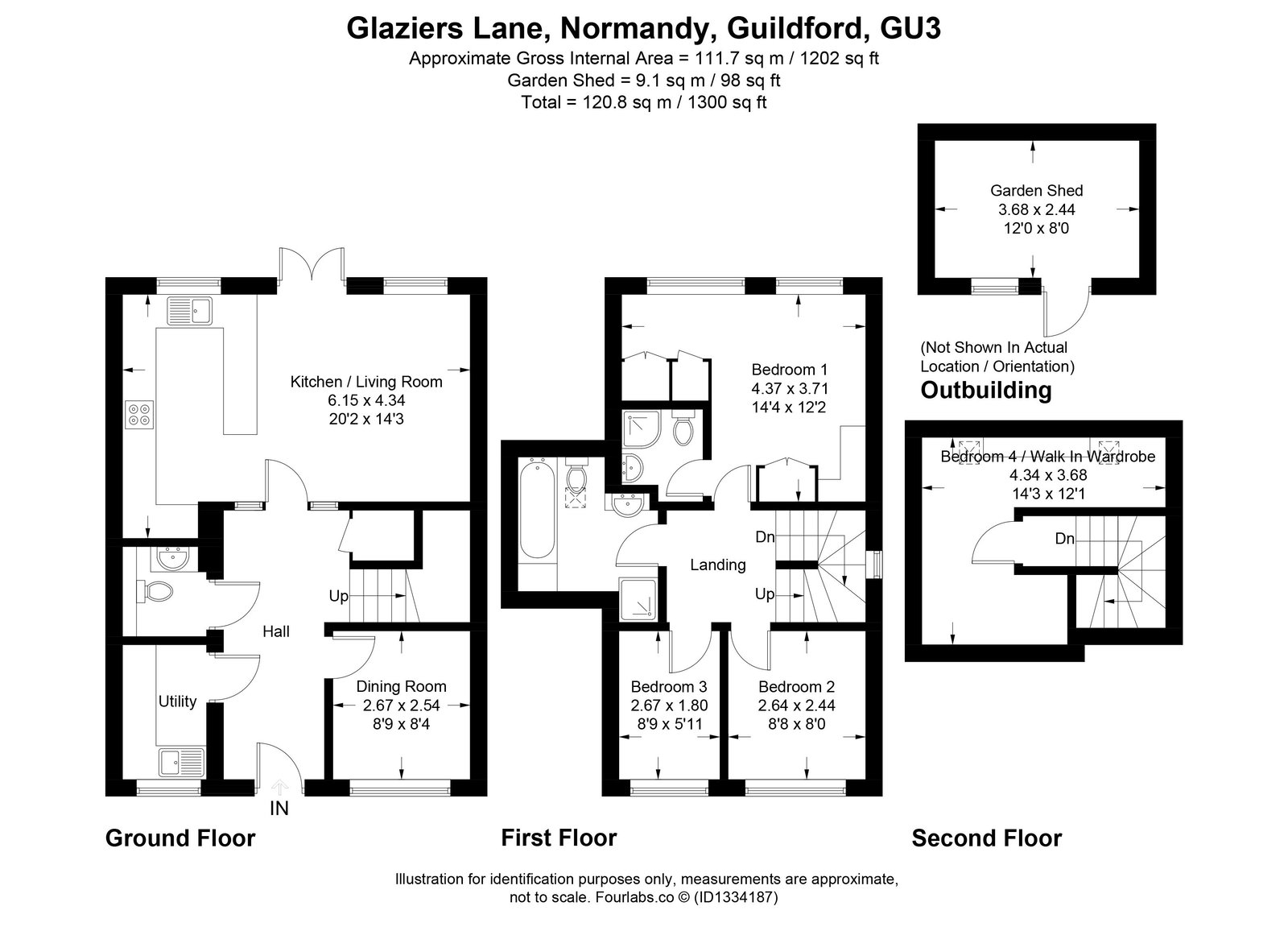 180, Glaziers Lane, Guildford floorplan