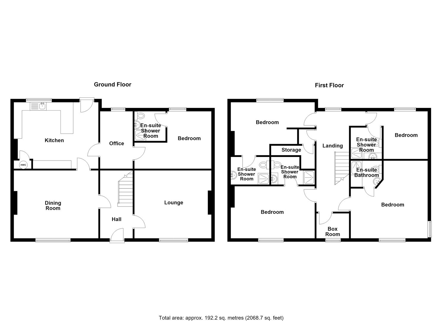 The Owls Crest House, 39, Kewstoke Road, W-S-M floorplan