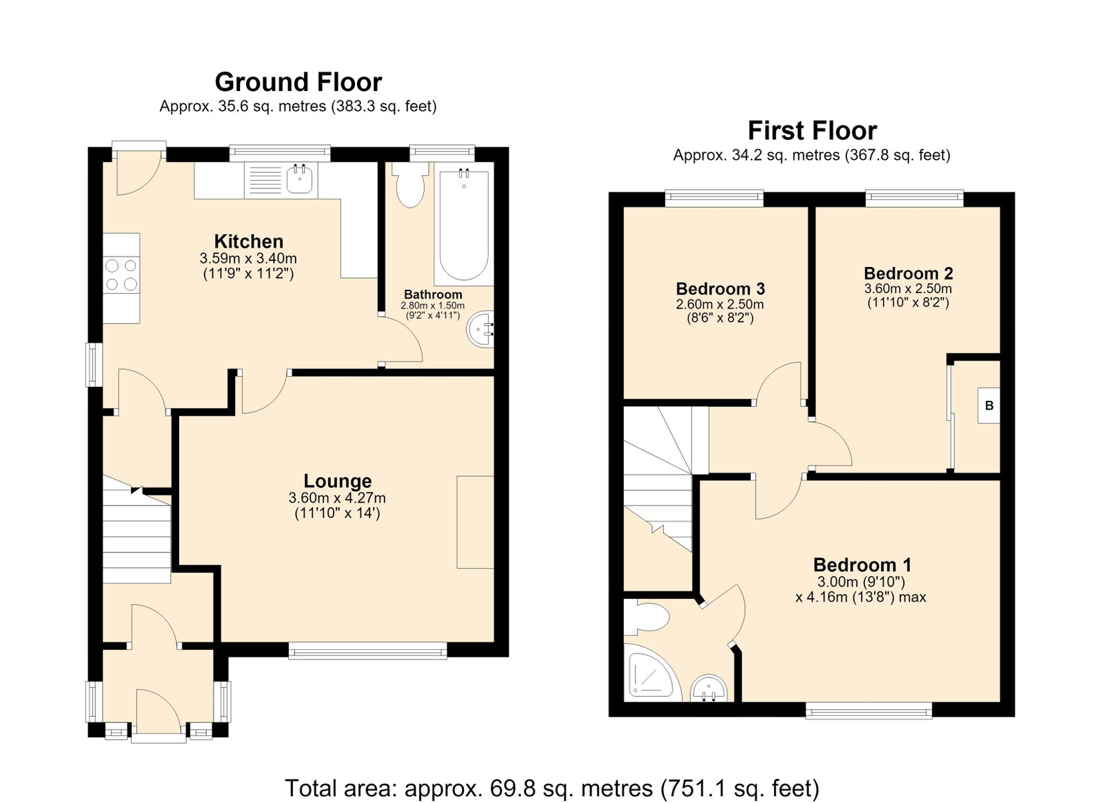 85, Alma Walk, Upholland floorplan