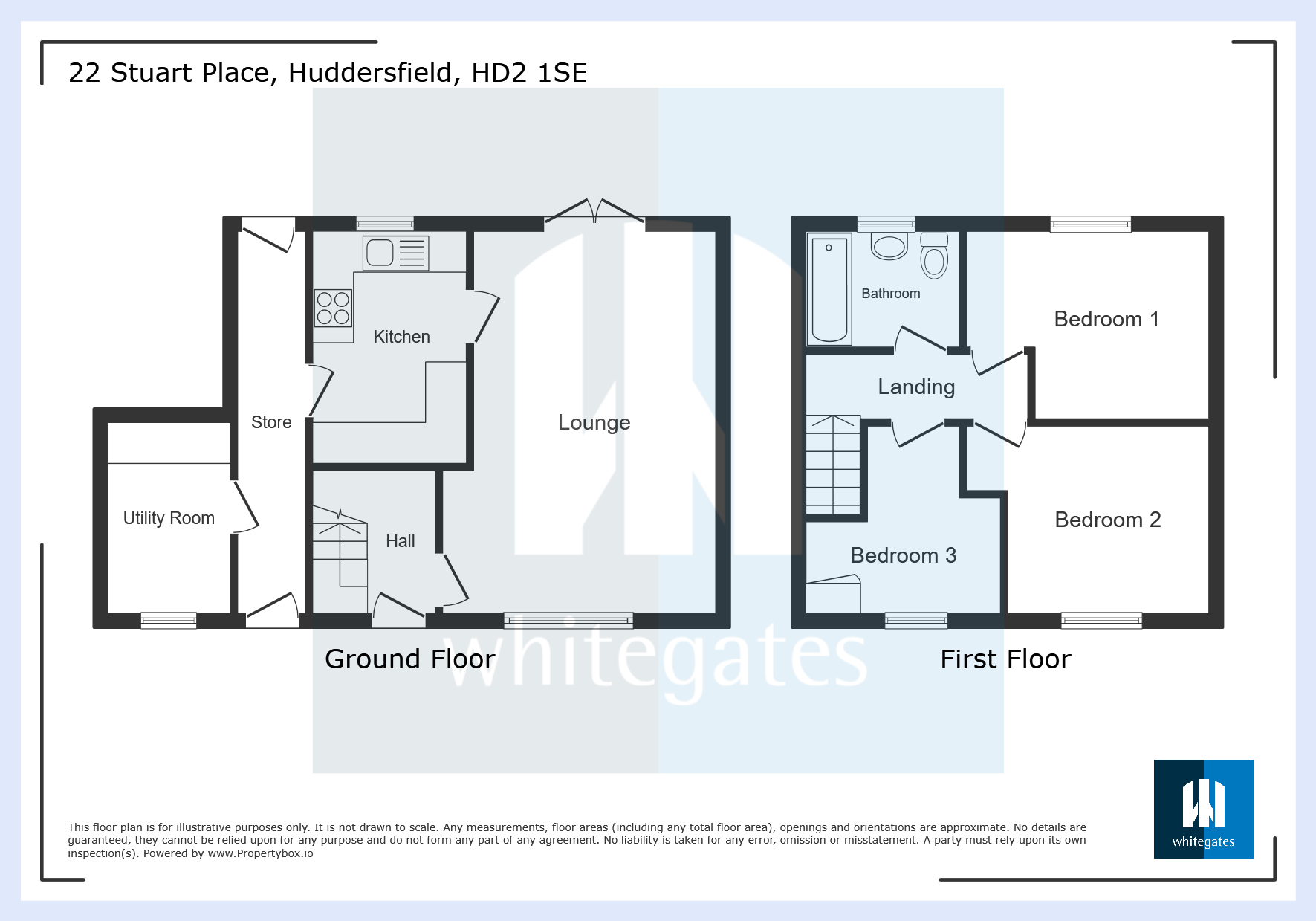 22, Stuart Place, Huddersfield floorplan