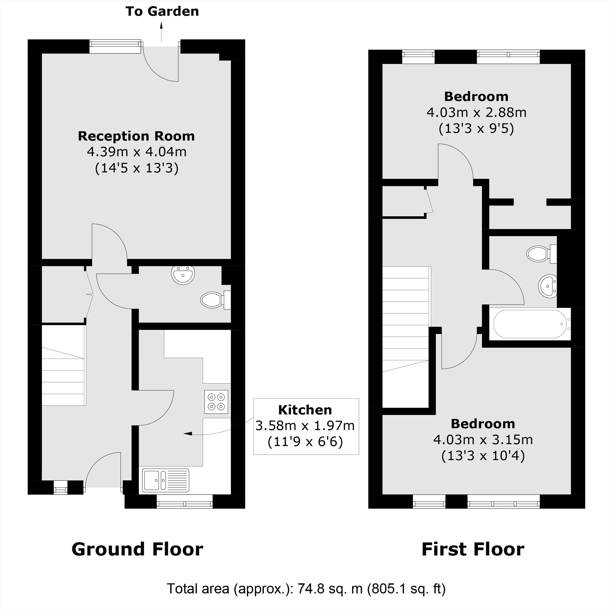 Odell Walk, London floorplan