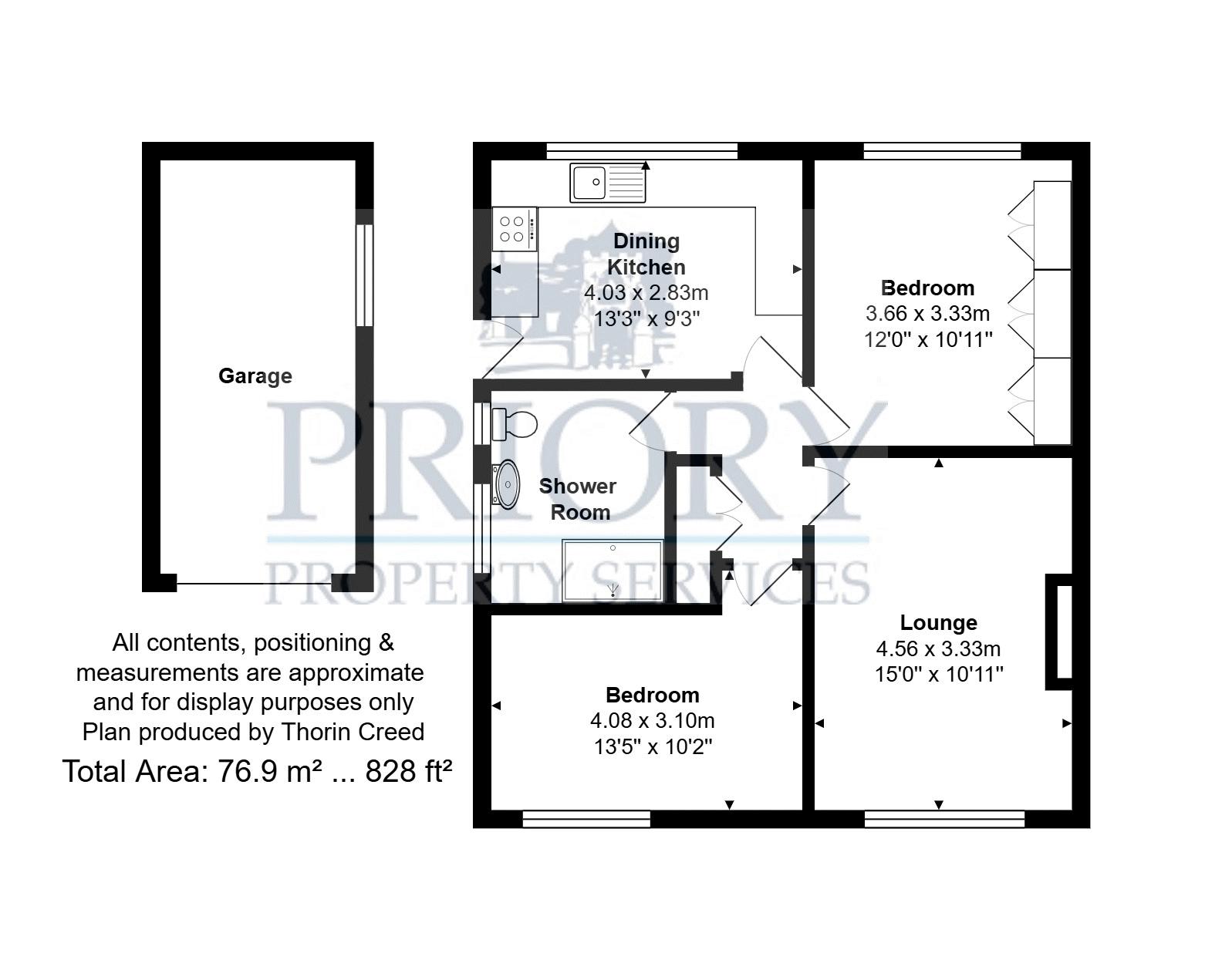 4, Wraggs Lane, Biddulph Moor floorplan