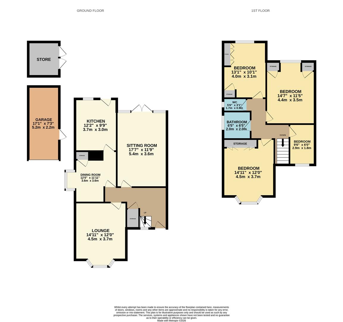 71, Reservoir Road, Kettering floorplan
