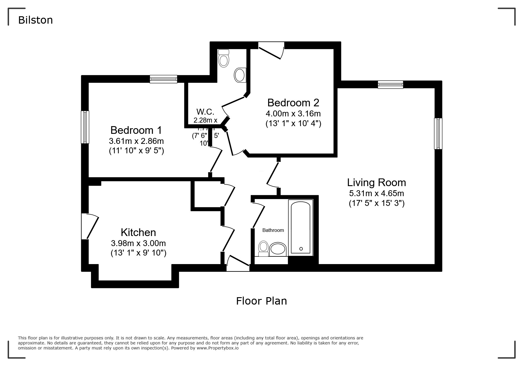 92, Lowbridge Walk, West Midlands floorplan