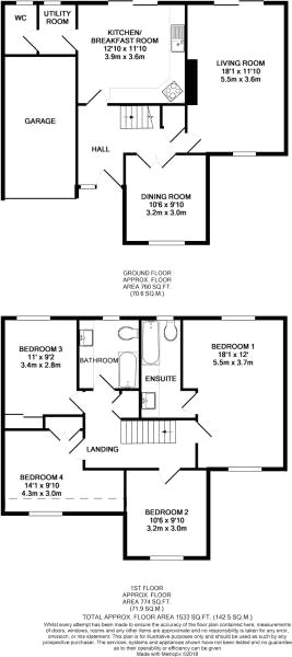 4 Bedrooms Detached house for sale in Tocker Gardens, Warfield, Berkshire RG42