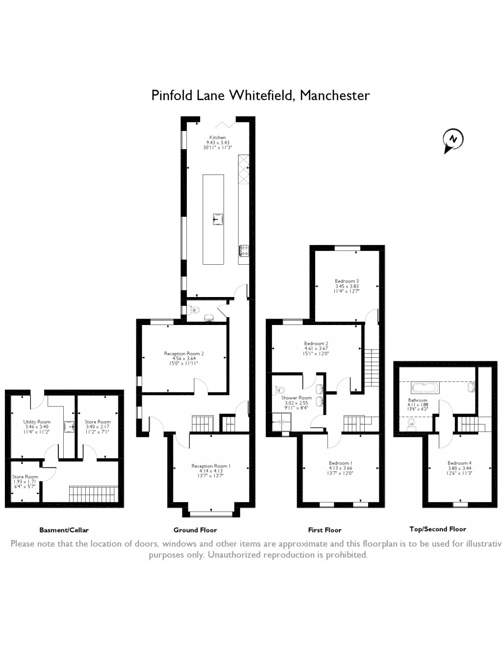 4 Bedrooms Semi-detached house for sale in Pinfold Lane, Whitefield, Manchester M45