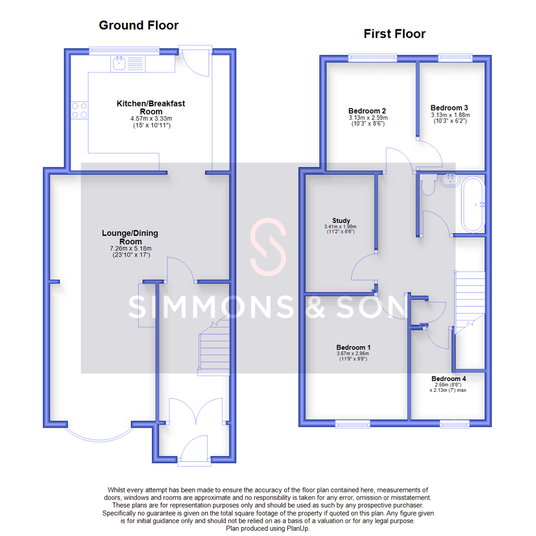 317, Long Furlong Drive, Slough floorplan