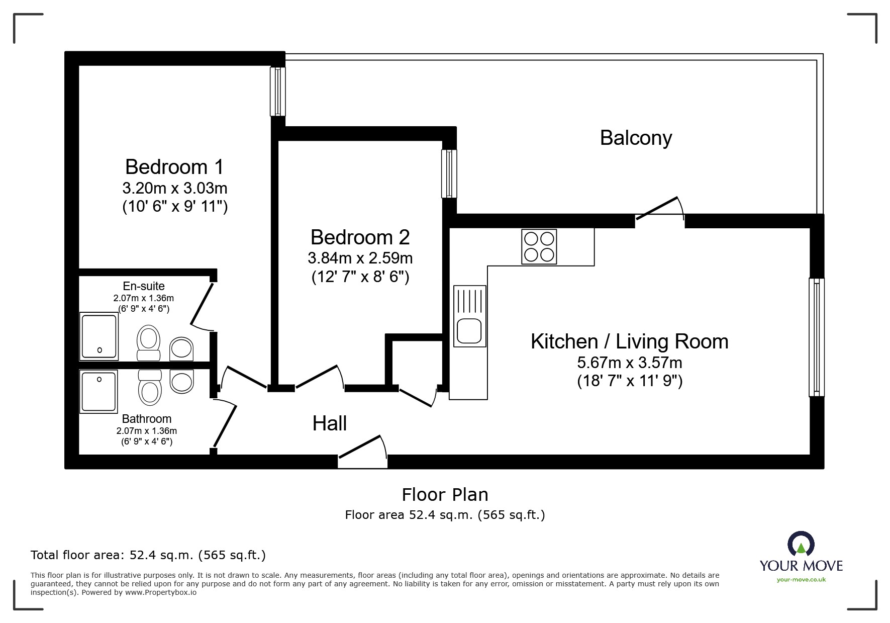 Apartment 309, The Exchange, 8, Elmira Way, Greater Manchester floorplan