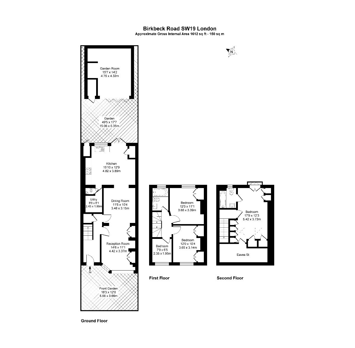 Birkbeck Road, London floorplan