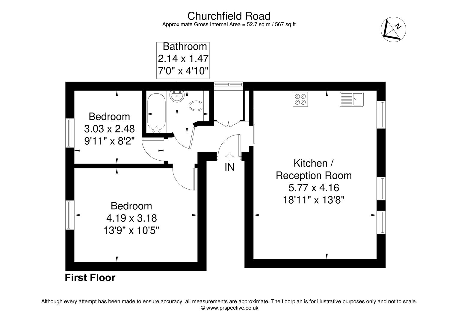 Churchfield Road, West Ealing floorplan