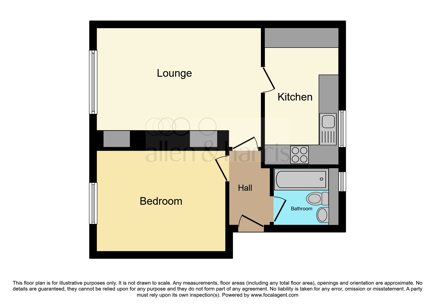 Springfield Square, Glasgow G64, 1 bedroom flat for sale