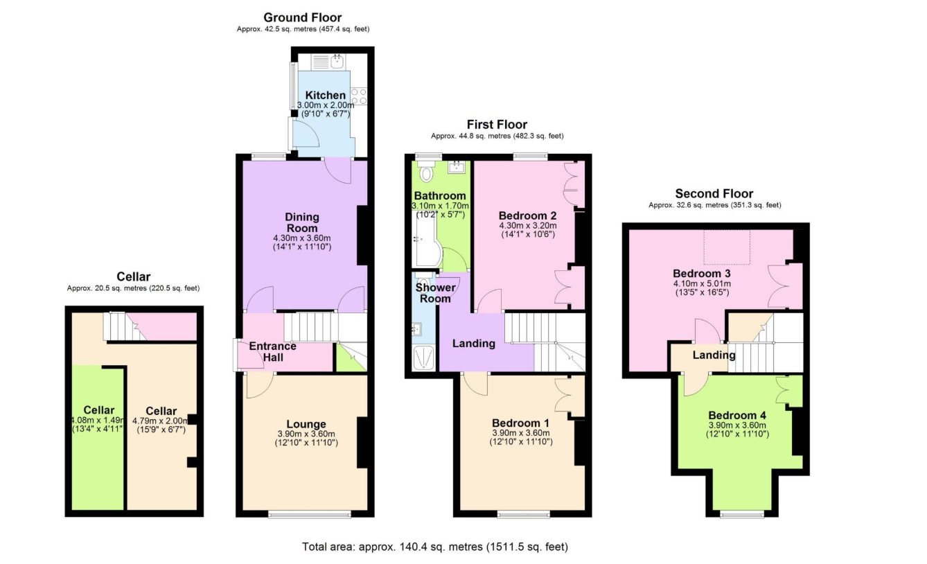 80, Sheldon Road, Sheffield floorplan