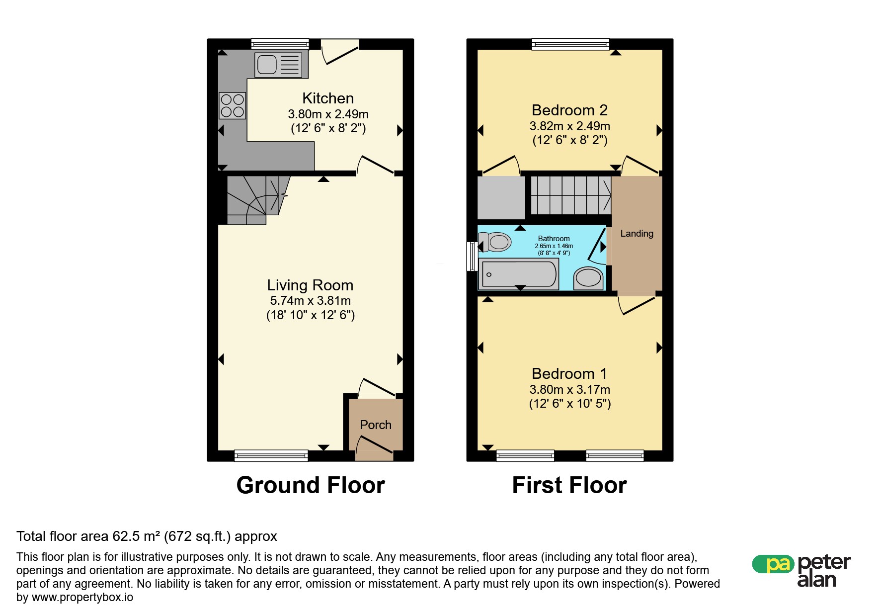 107, Lydstep Road, Barry floorplan