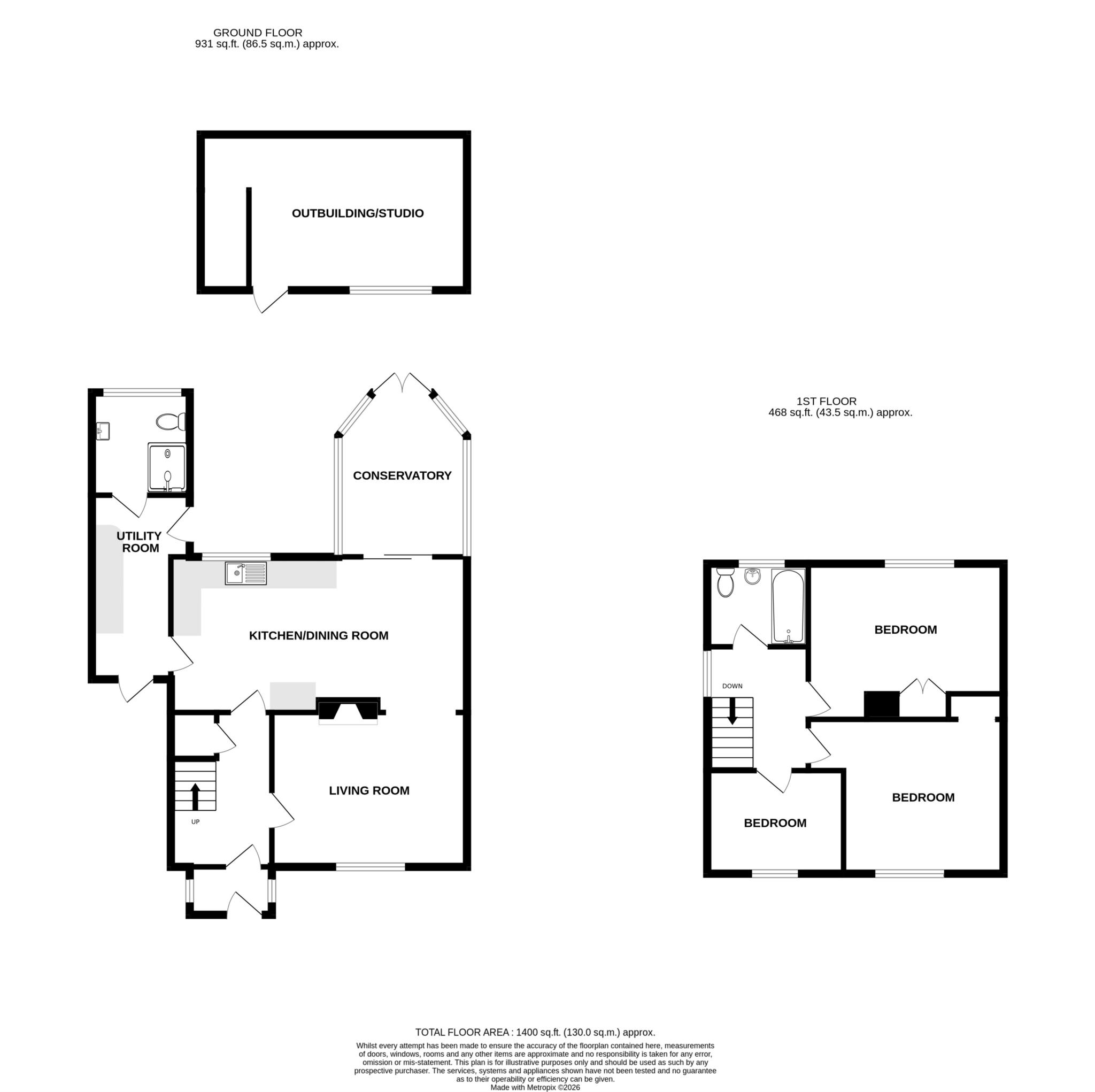 37, Branson Road, Bordon floorplan
