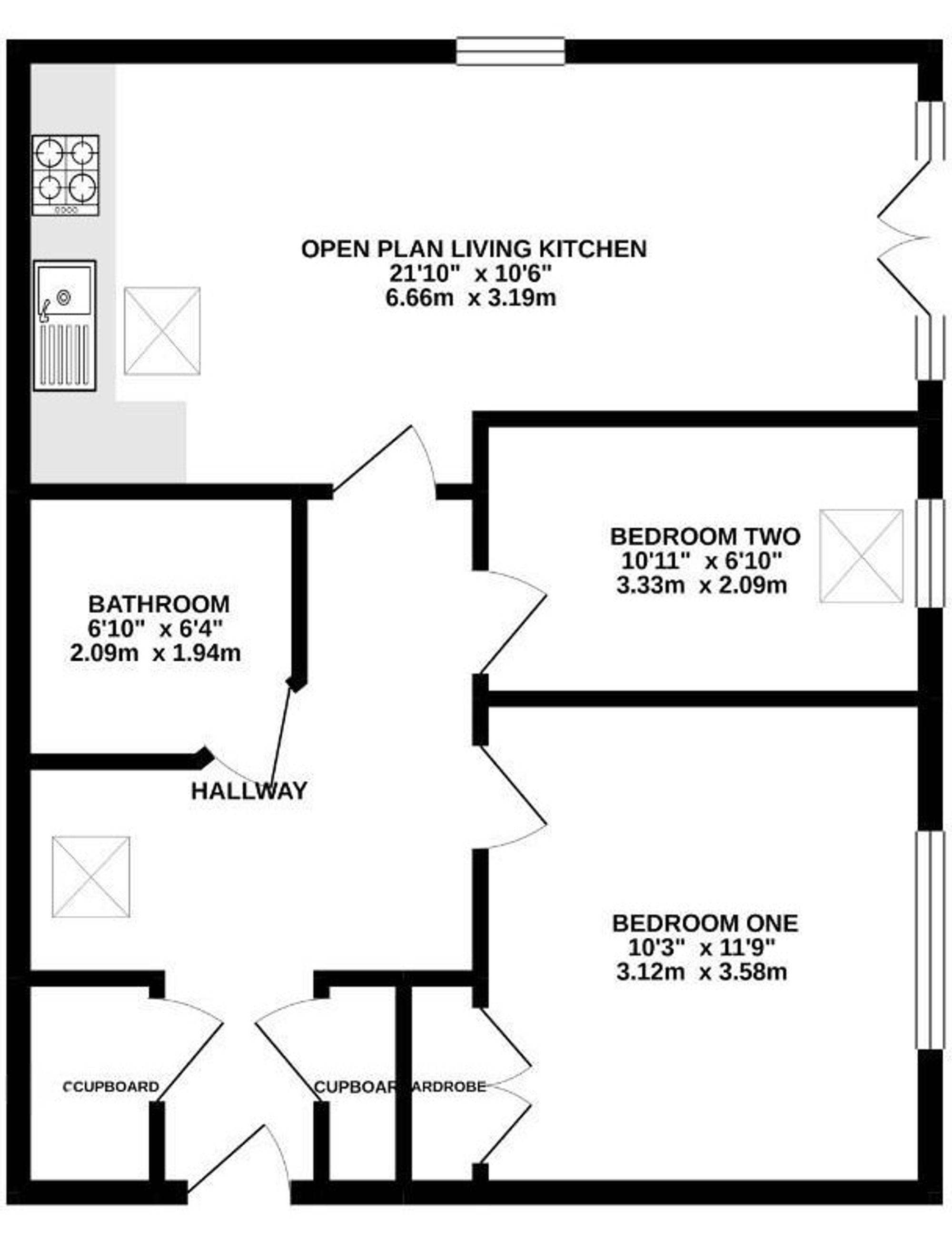 Apt 6, 1 Barradale Court, Leicester floorplan