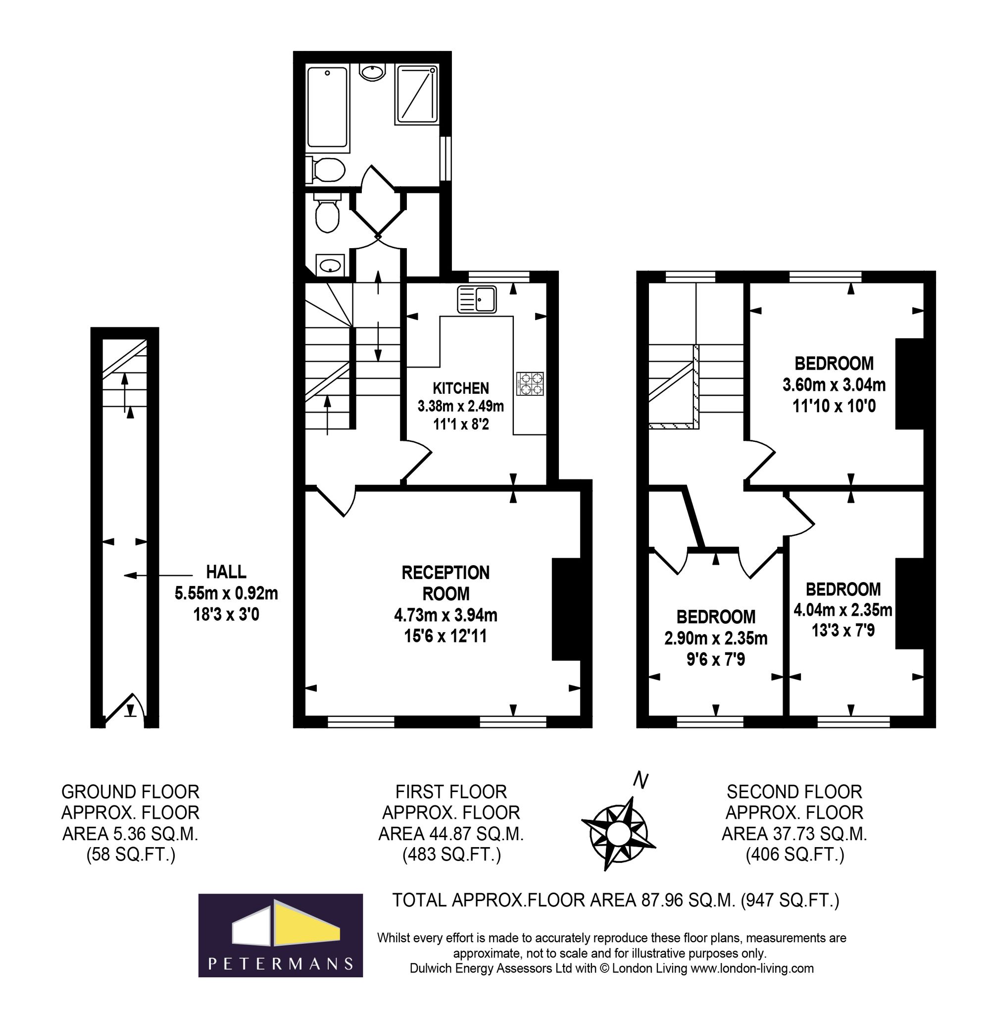 119a Dulwich Road, London floorplan