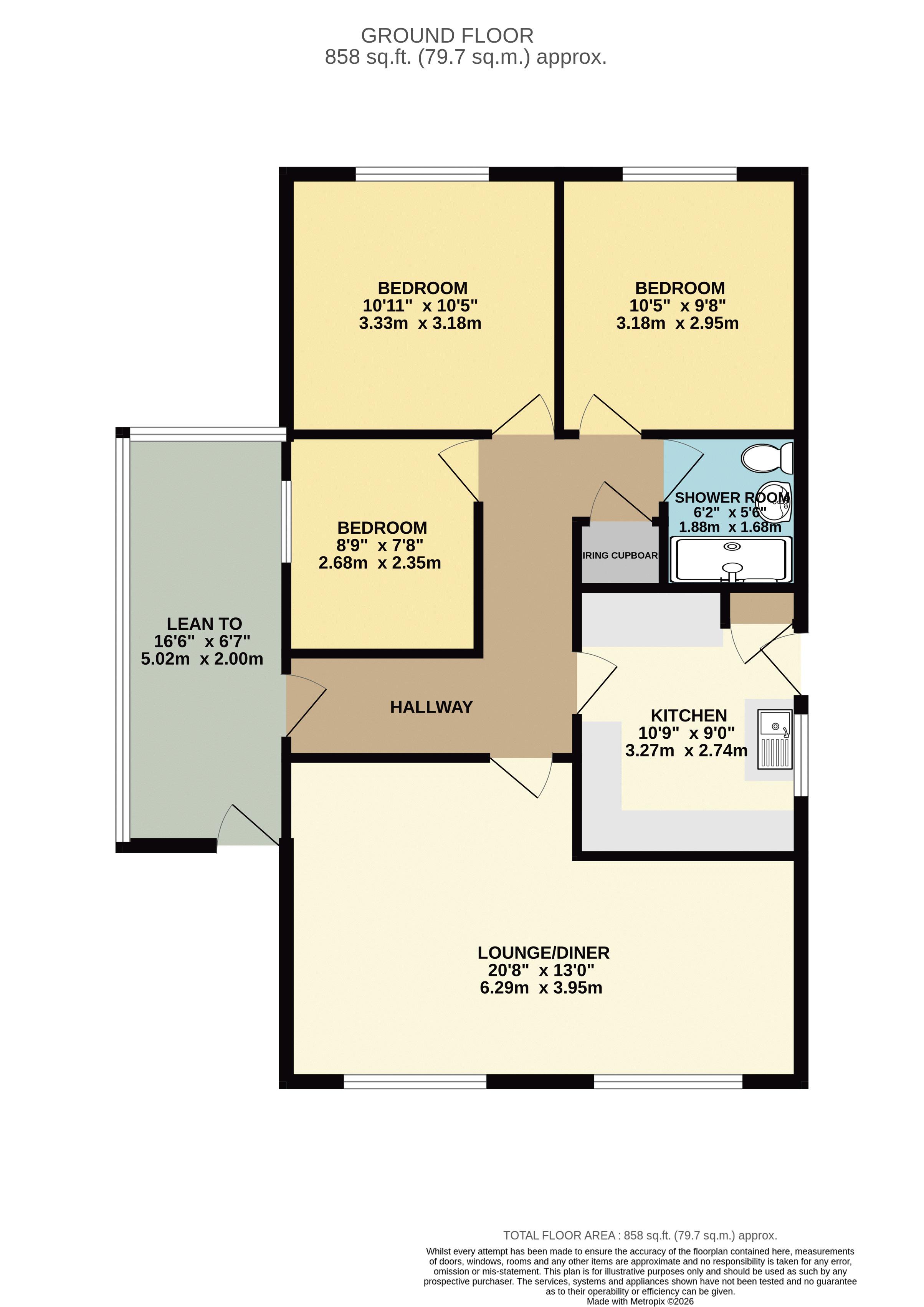 8, Sonja Crest, Immingham floorplan