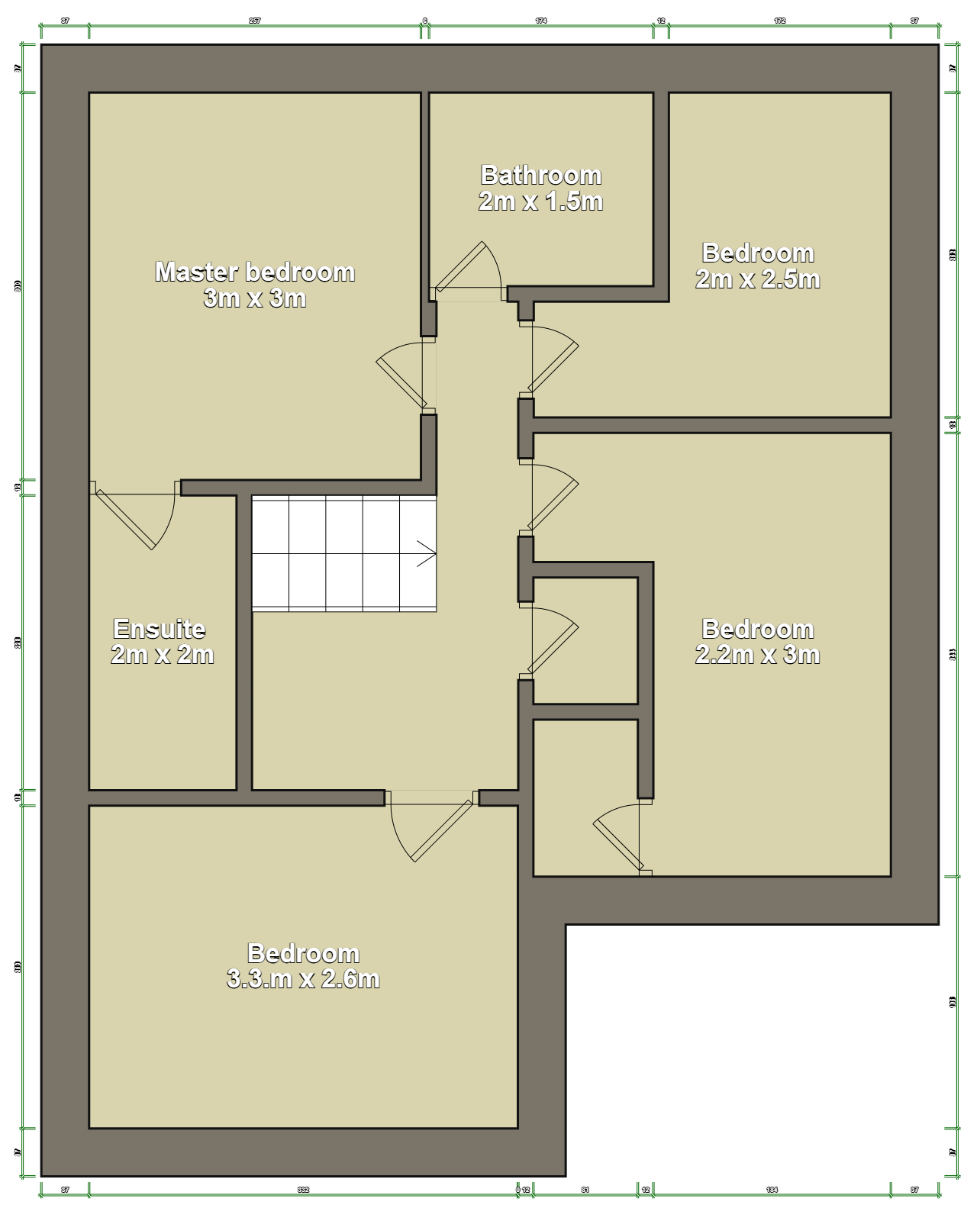 89 The Ridings, Aberdare floorplan
