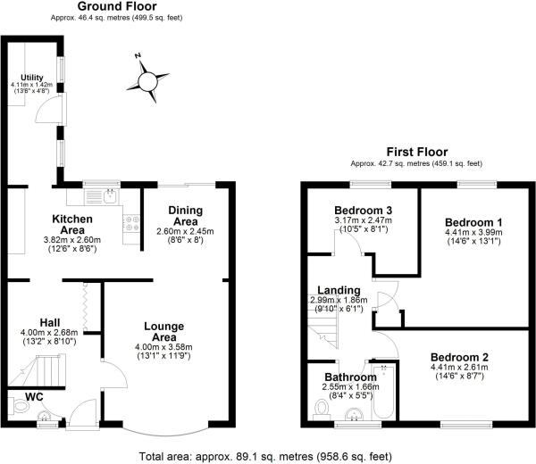 71, Roundhills, Waltham Abbey floorplan