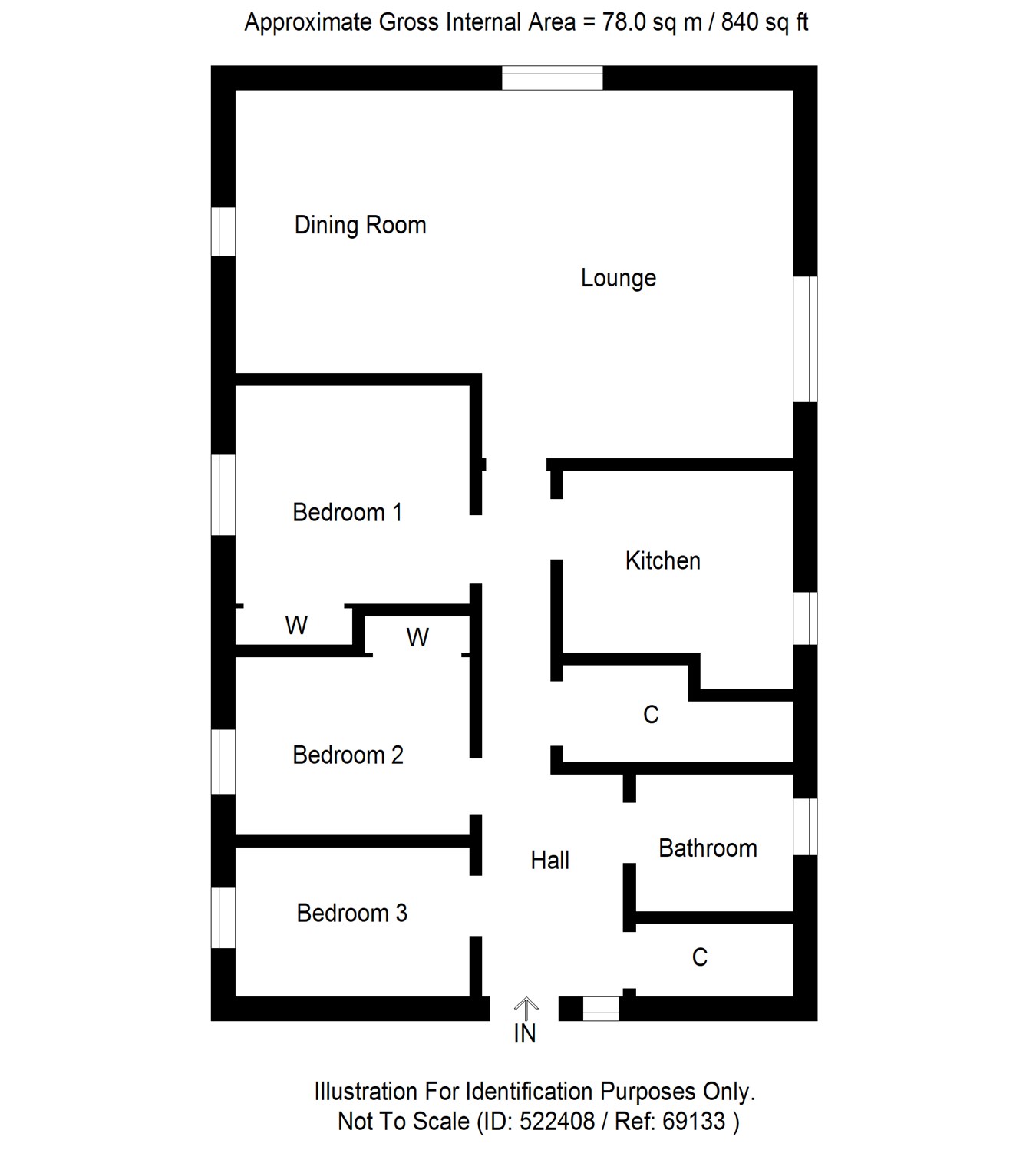 3 Bedrooms Flat for sale in Buccleuch Court, Dunblane FK15