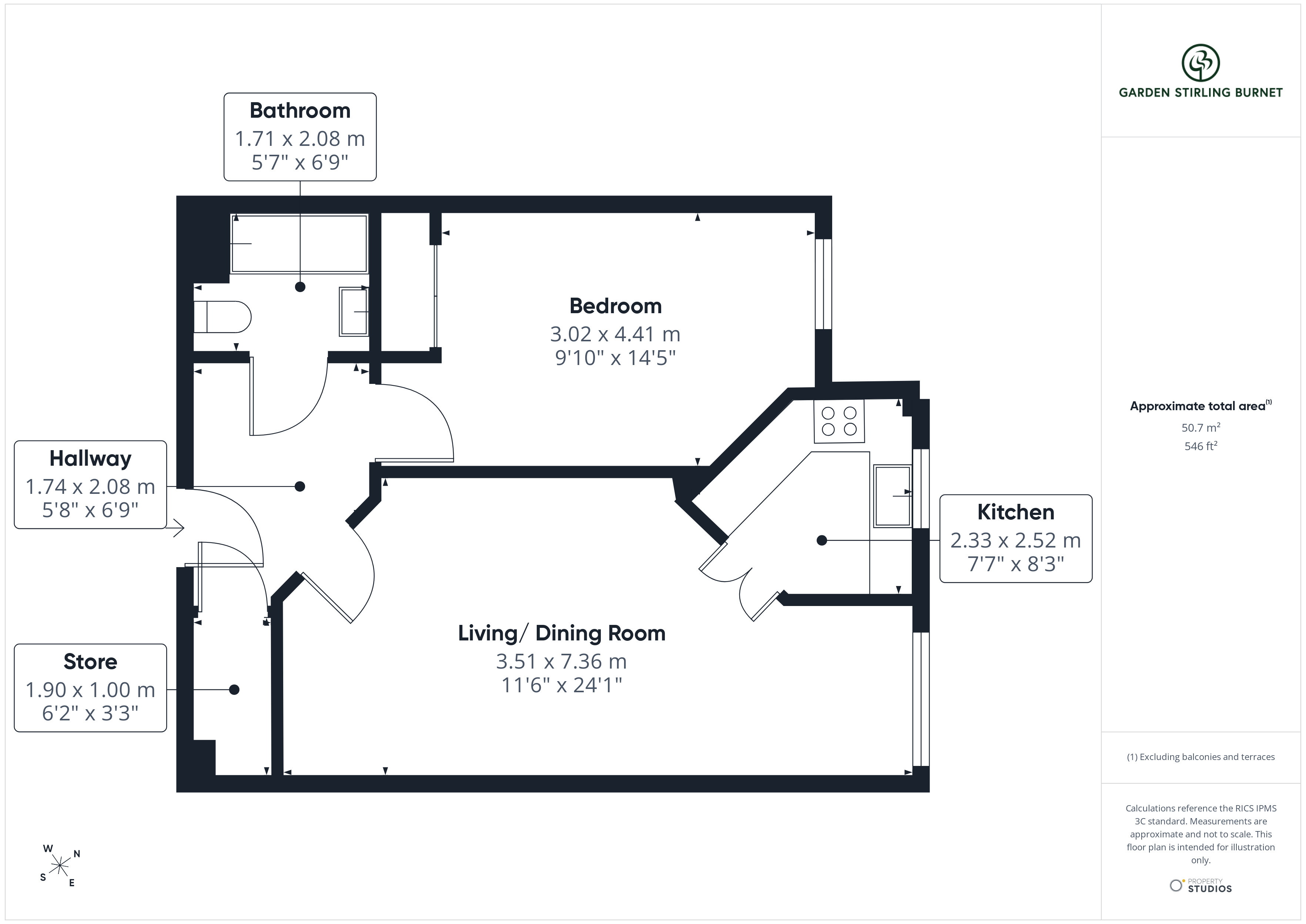 54, Bellevue Court, Queens Road, Dunbar floorplan