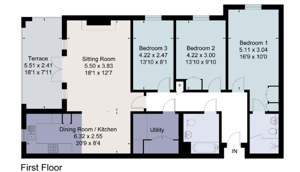 6 Cedar Court,, Humphris Place, Gloucestershire floorplan
