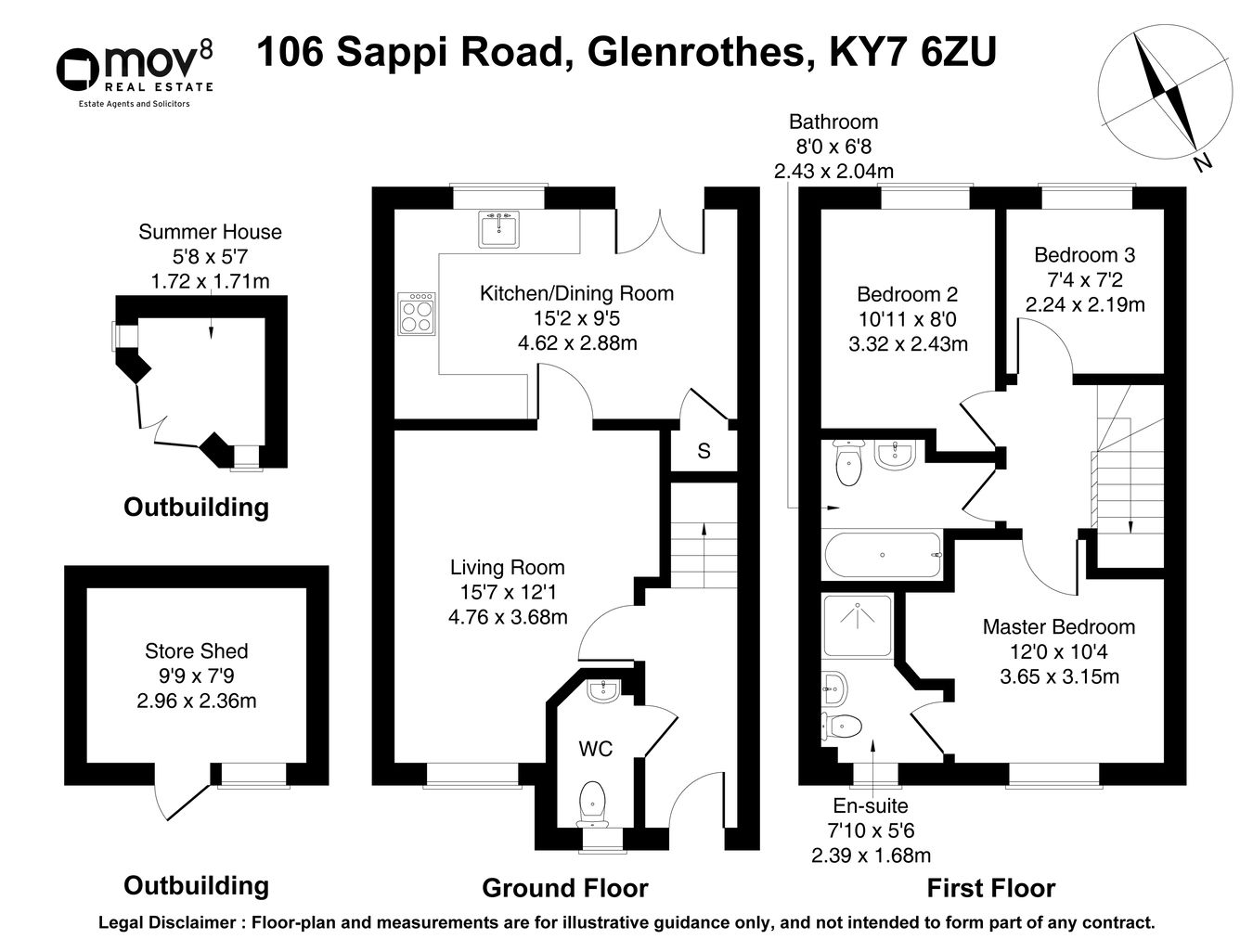 106, Sappi Road, Glenrothes floorplan