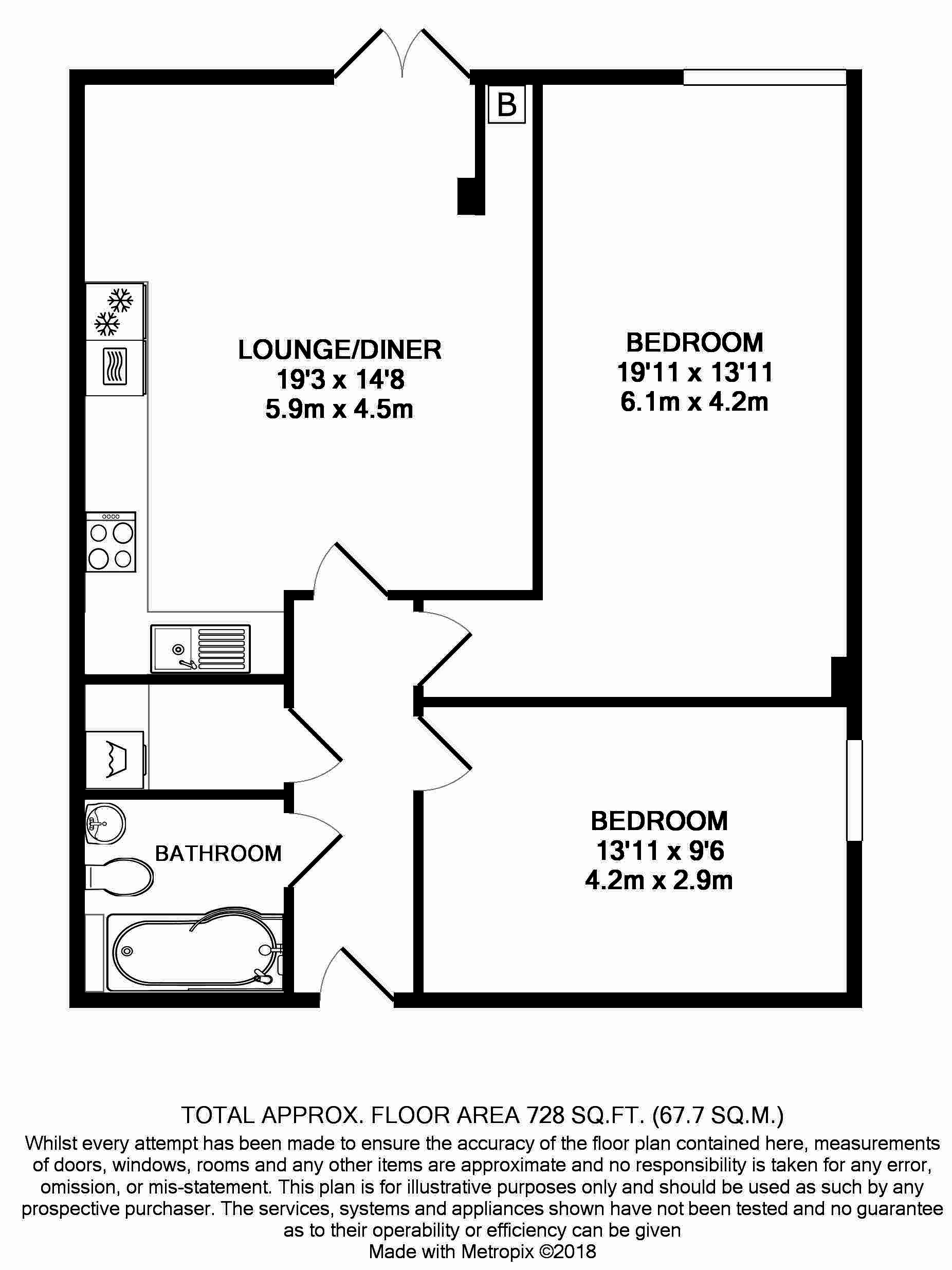 2 Bedrooms Flat to rent in The Chestnuts, Southgate Street, Gloucester GL1