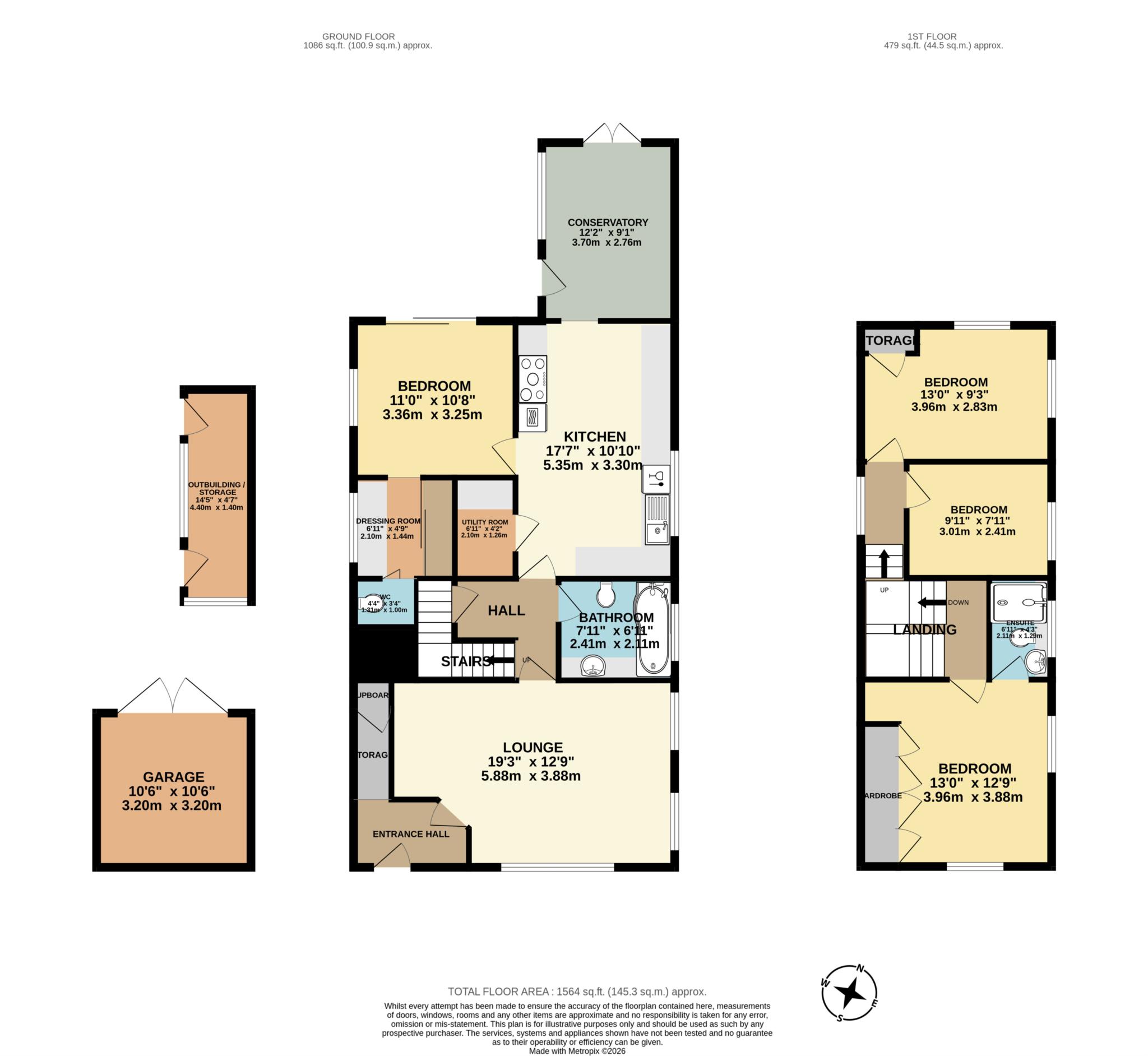 1a, Scottswood Avenue, Chatham floorplan