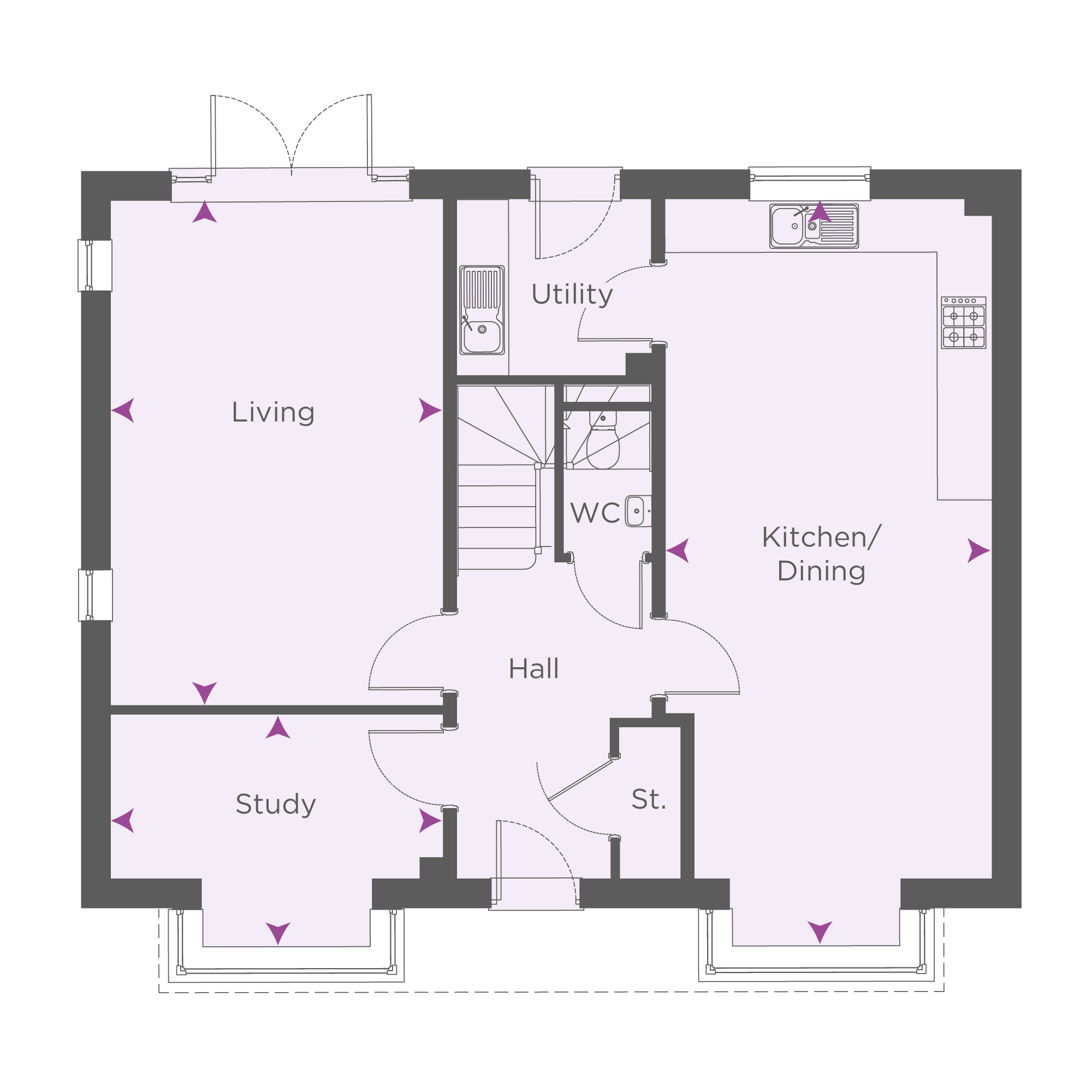 Cargan_Plot5, Saltby Road, Croxton Kerrial floorplan