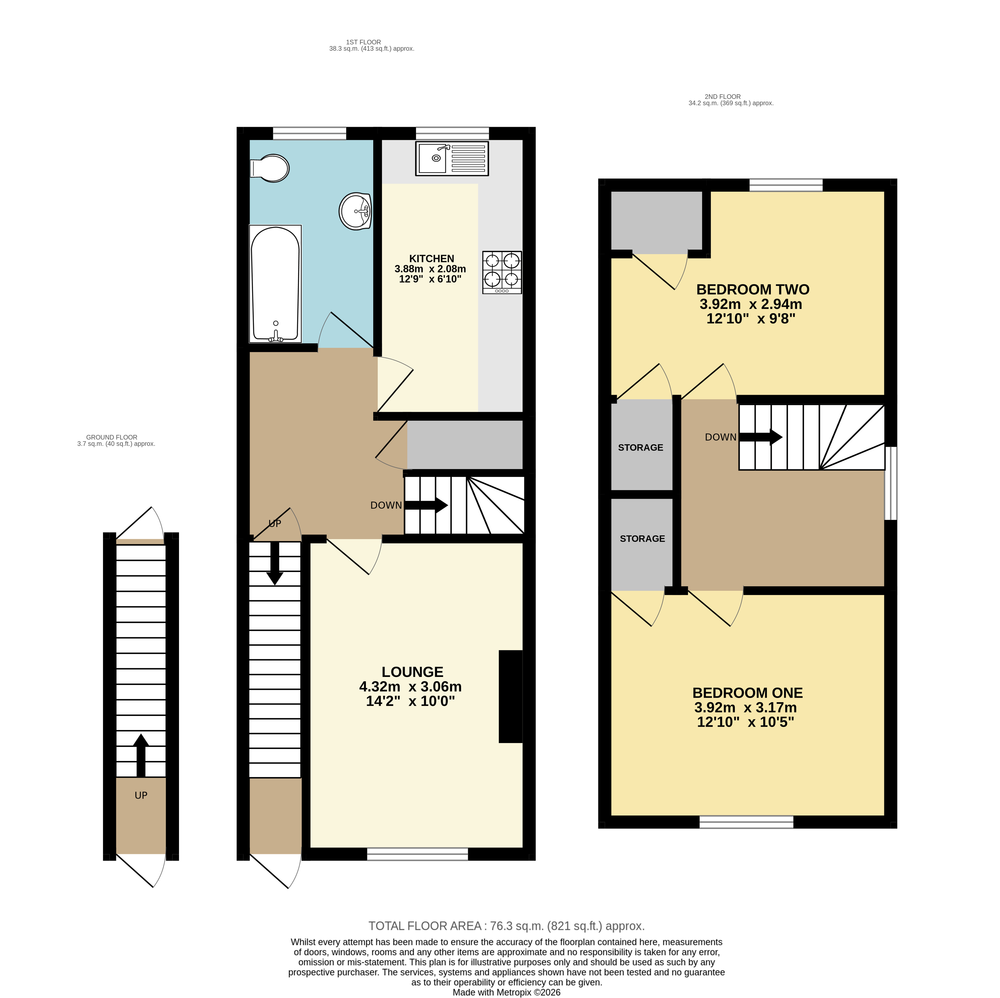 15, Old School Court, Bedfordshire floorplan