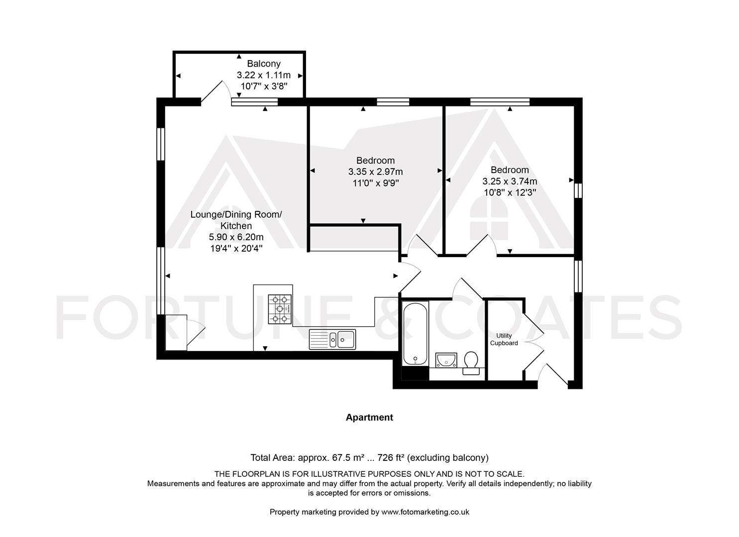 26, Goldcrest Way, Harlow floorplan