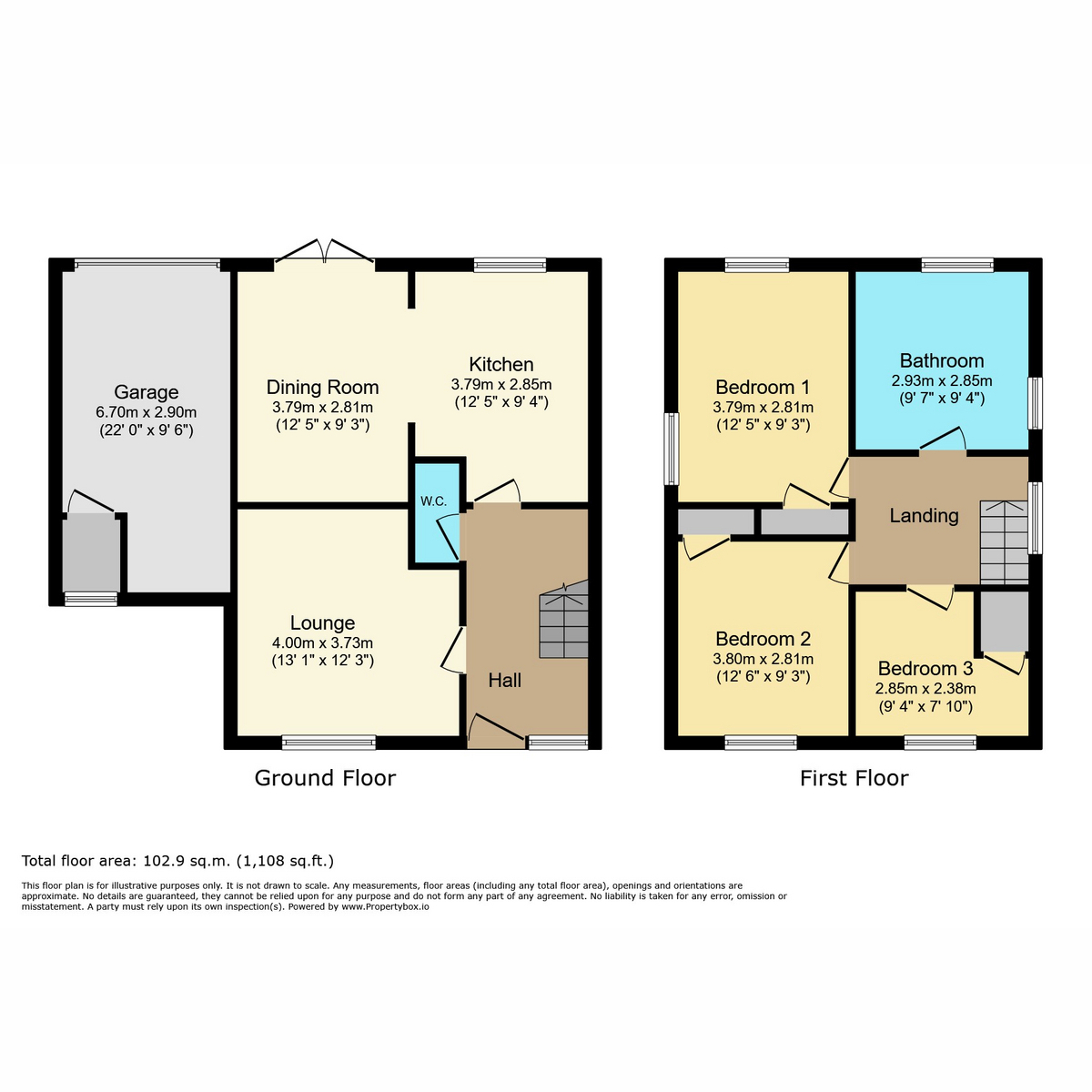 71, Corby Road, Corby floorplan