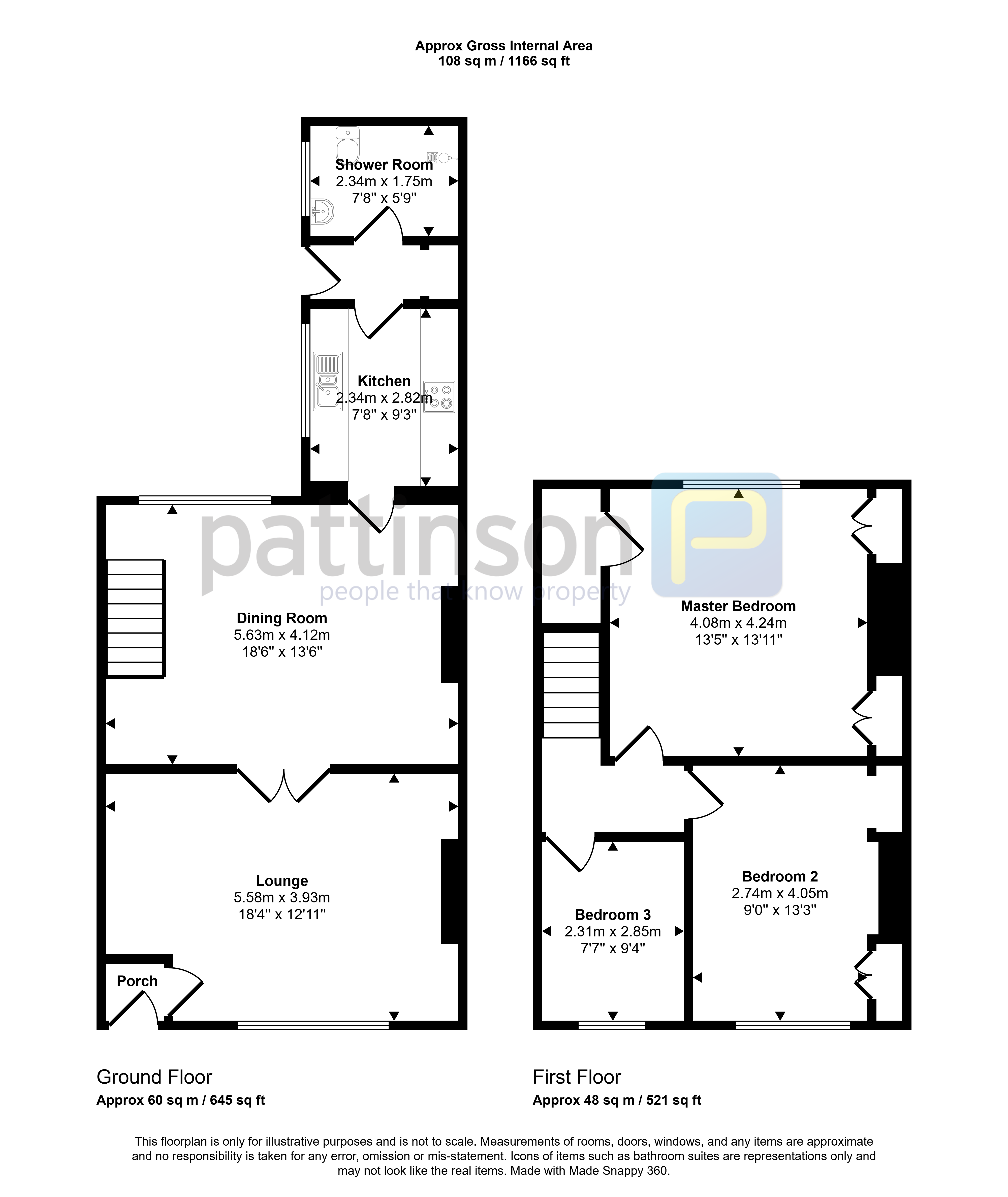 26, Rosalind Street, Ashington floorplan