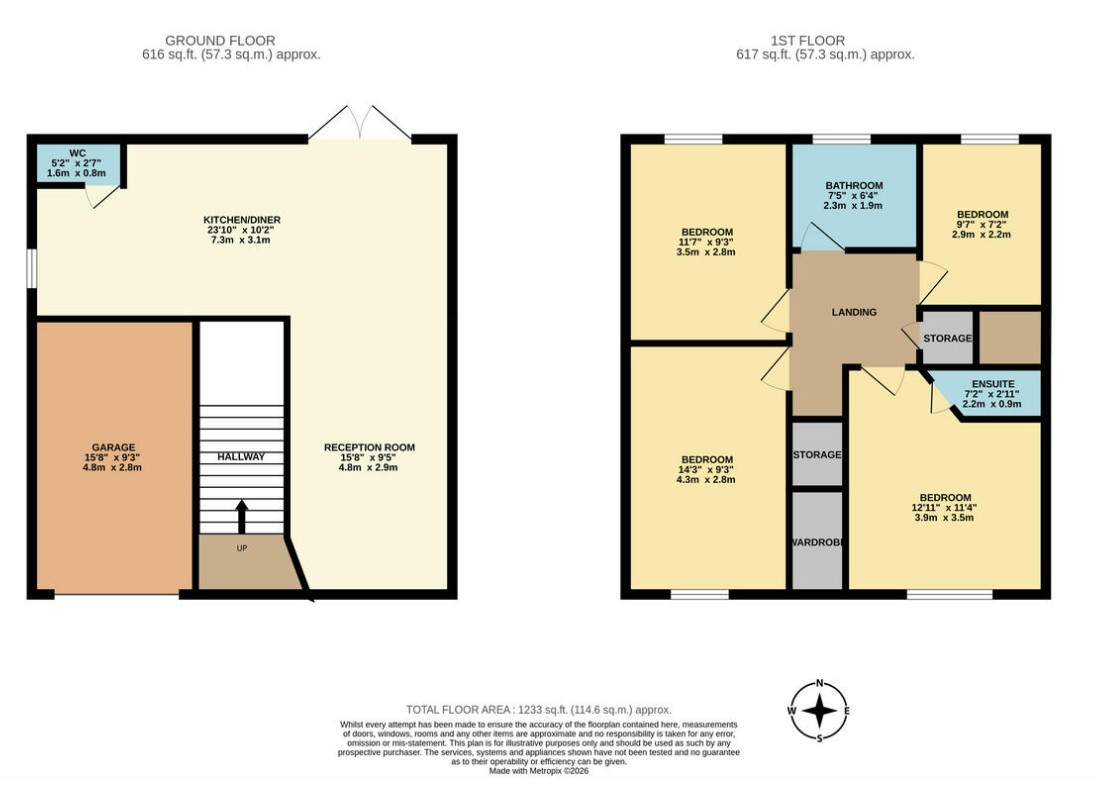 82, Ashworth Road, Lytham St. Annes floorplan