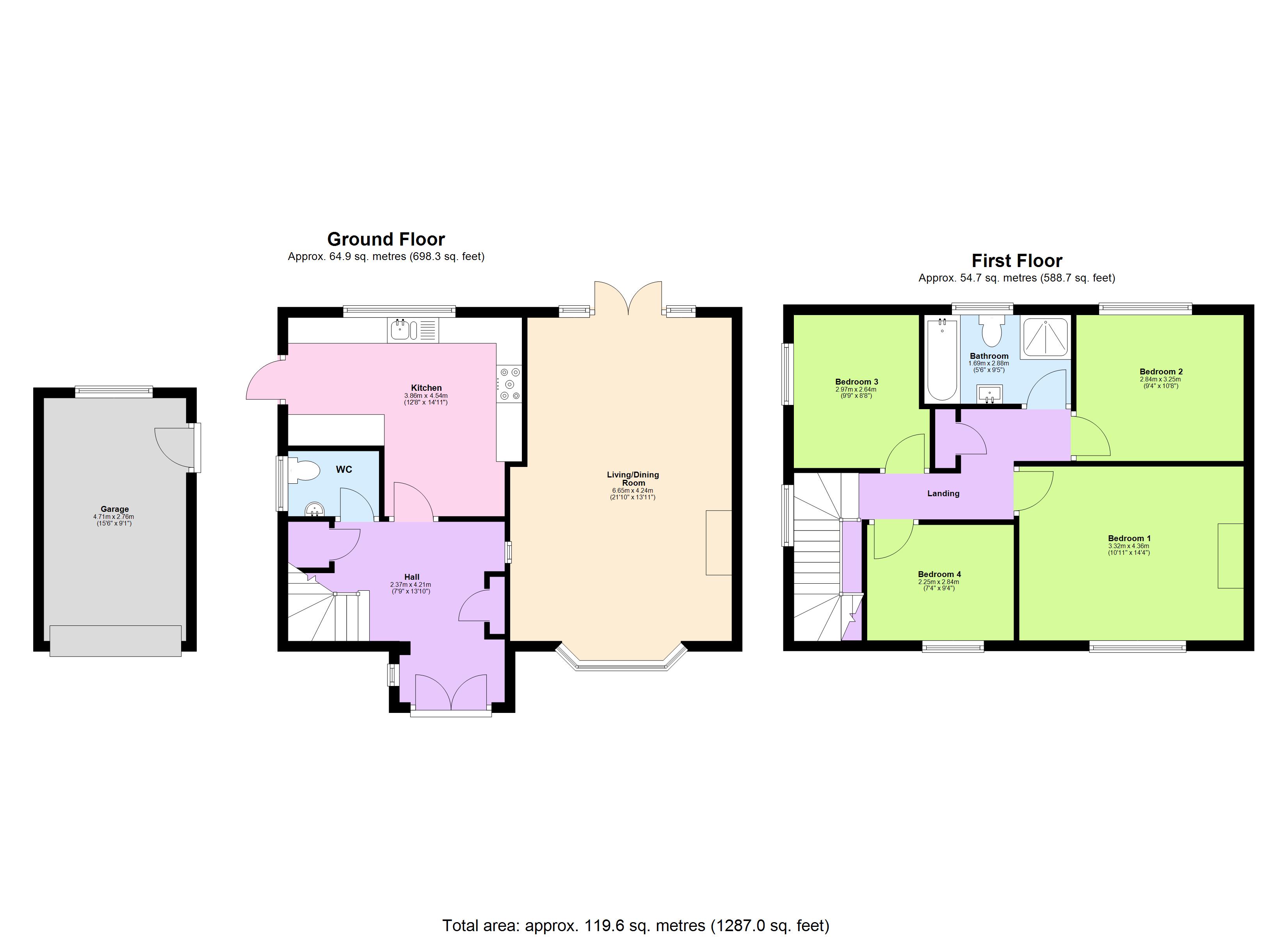 5, Cleveland Crescent, Hertfordshire floorplan