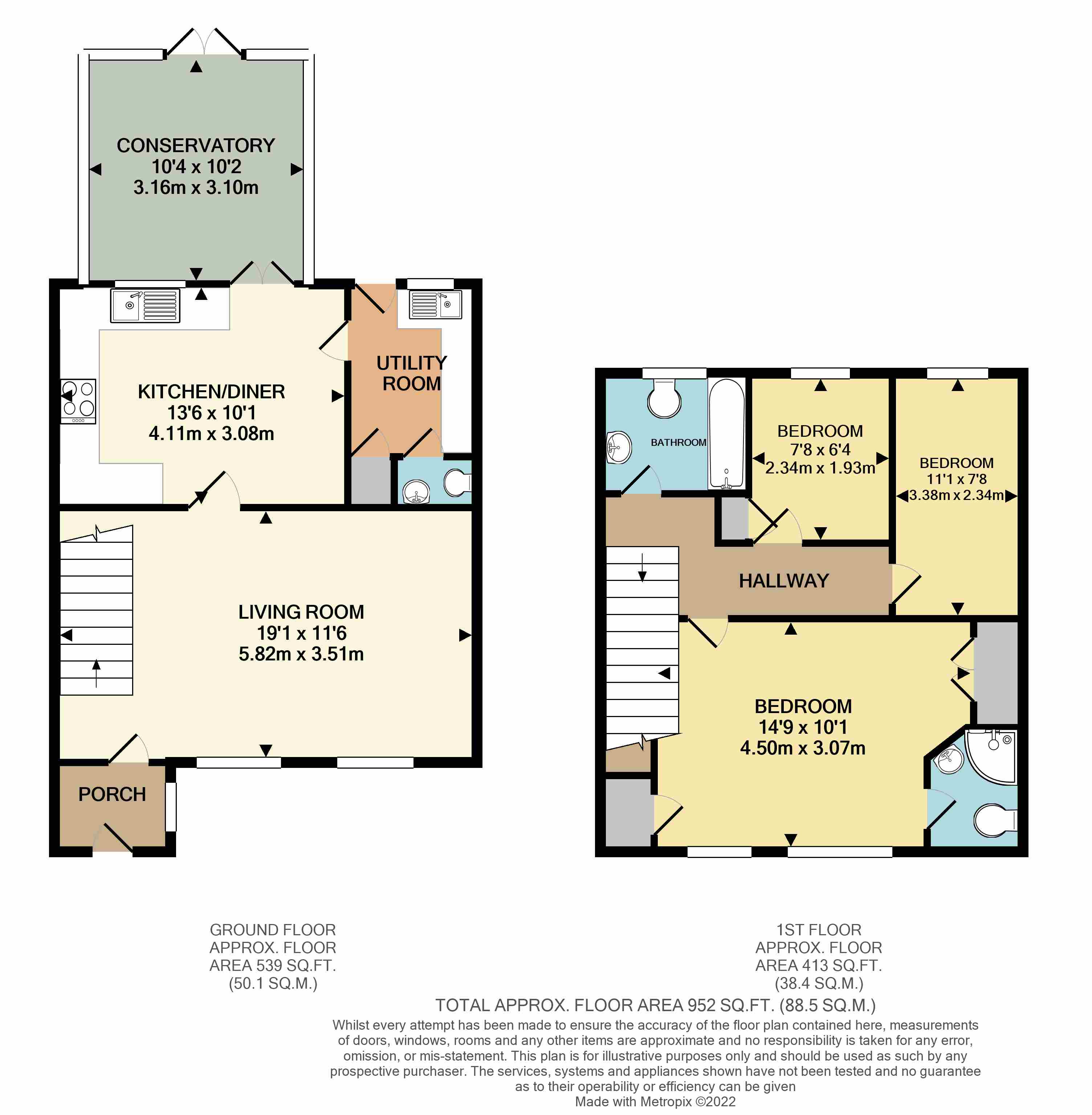 24, Danvers Way, Westbury floorplan