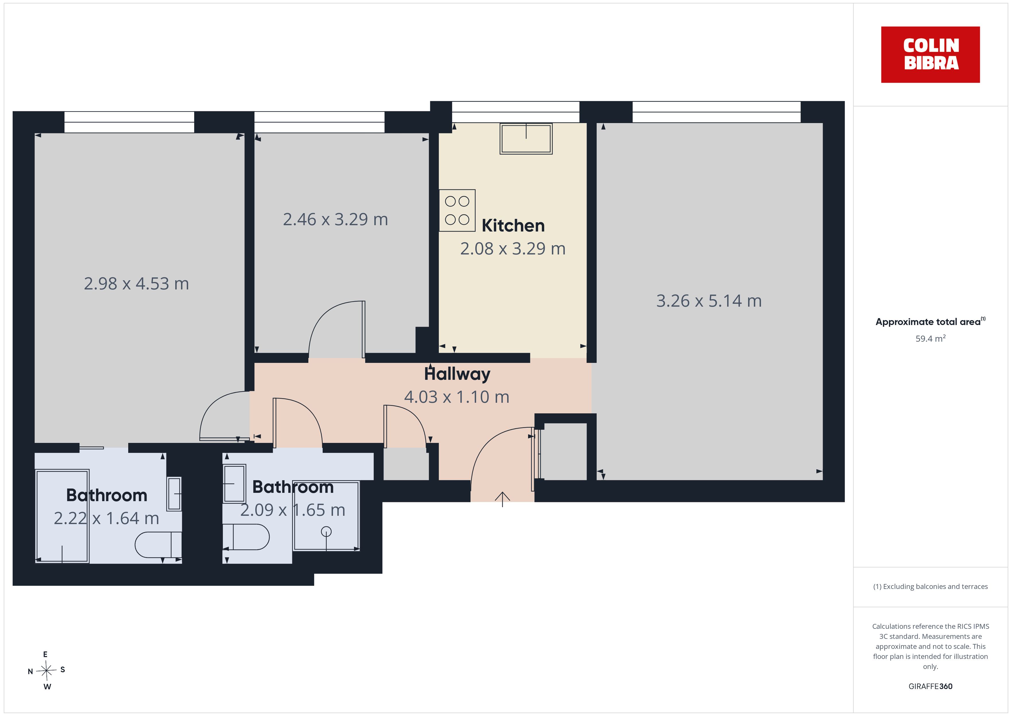 Langham Gardens, Ealing floorplan