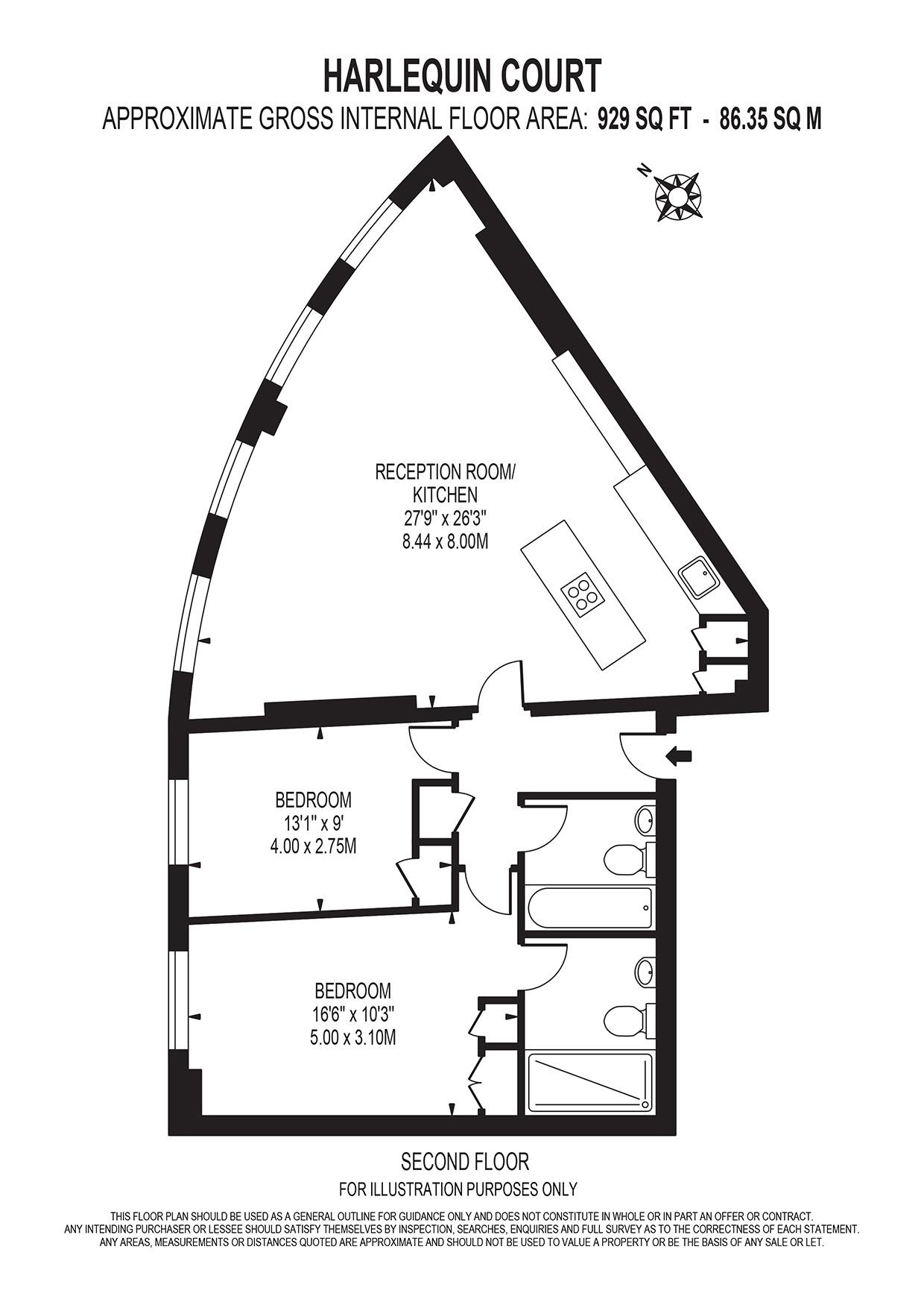 2 Bedrooms Flat to rent in Harlequin Court, Tavistock Street WC2E