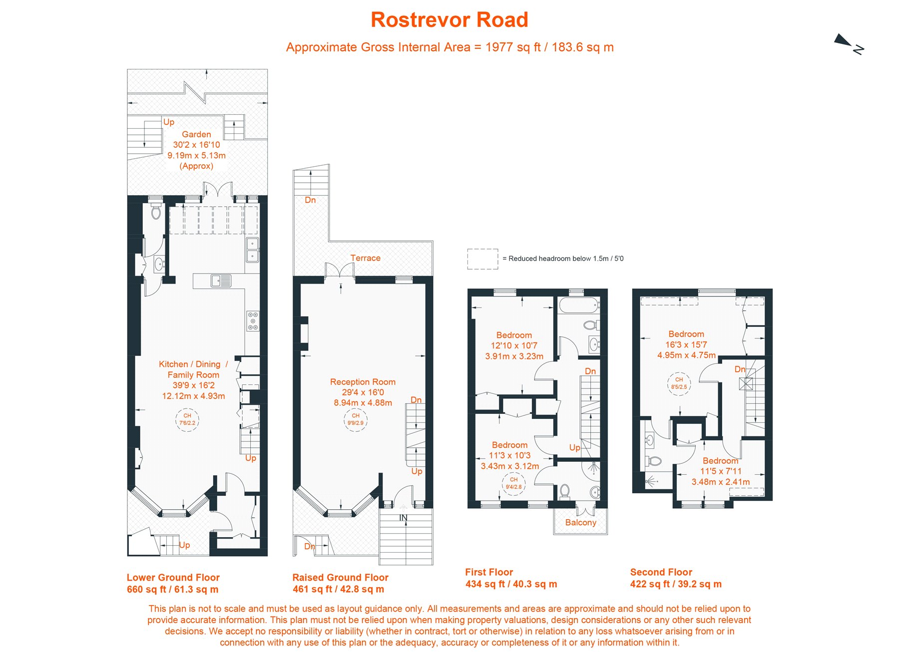 28, Rostrevor Road, London floorplan