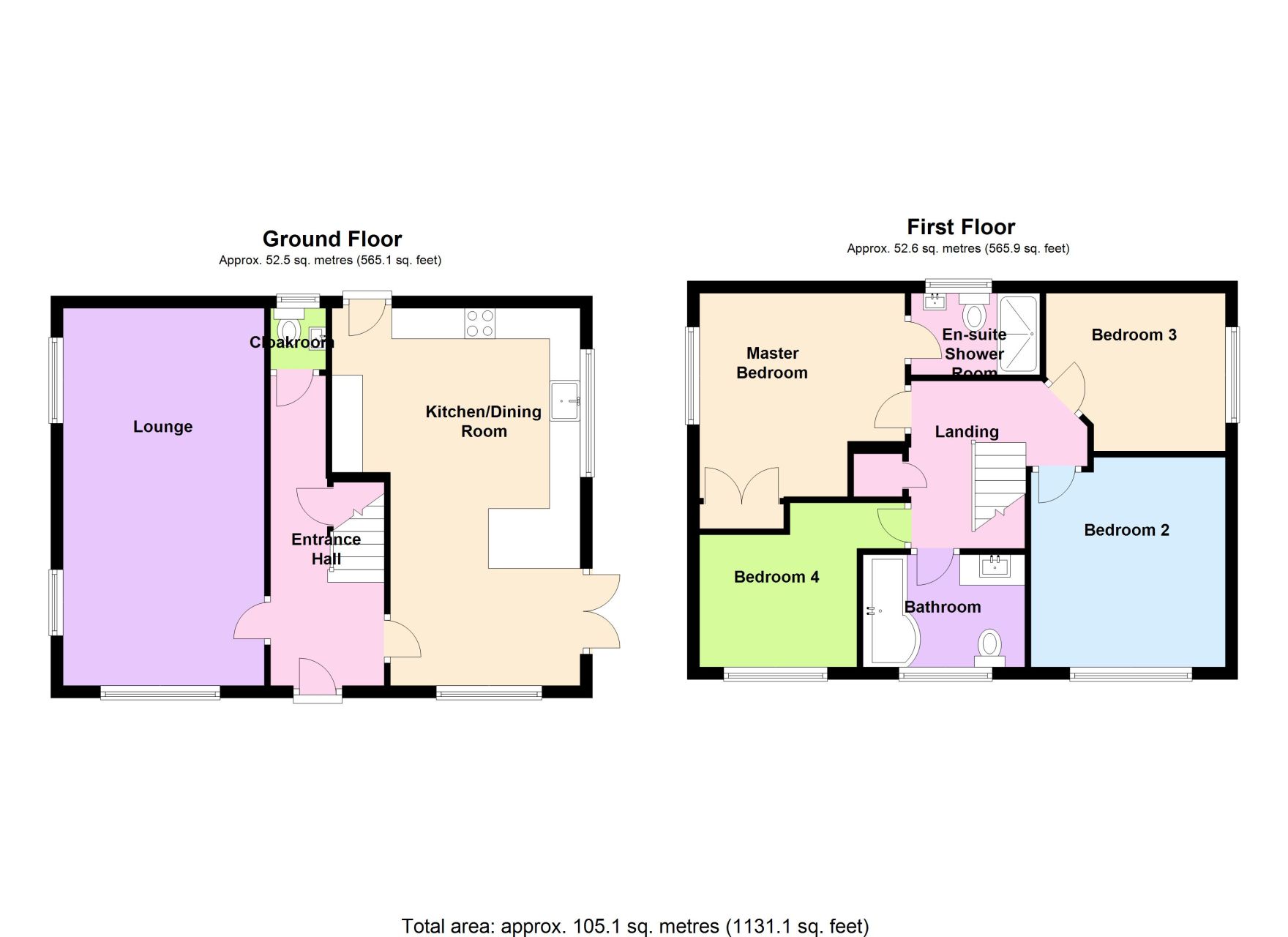 4 Bedrooms Detached house for sale in Chesterfield Way, Eynesbury, St. Neots, Cambridgeshire PE19